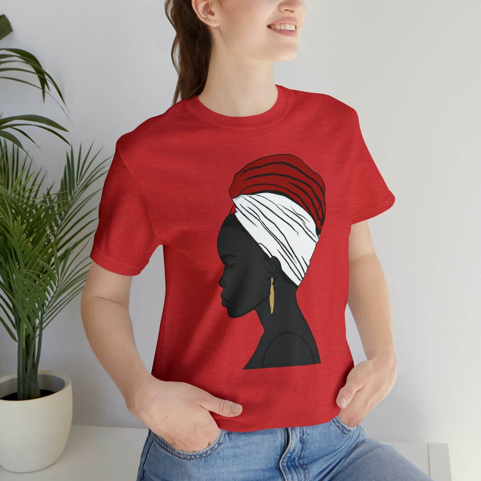 African Woman Art Shirt, Black Queen Shirt - Giftsmojo