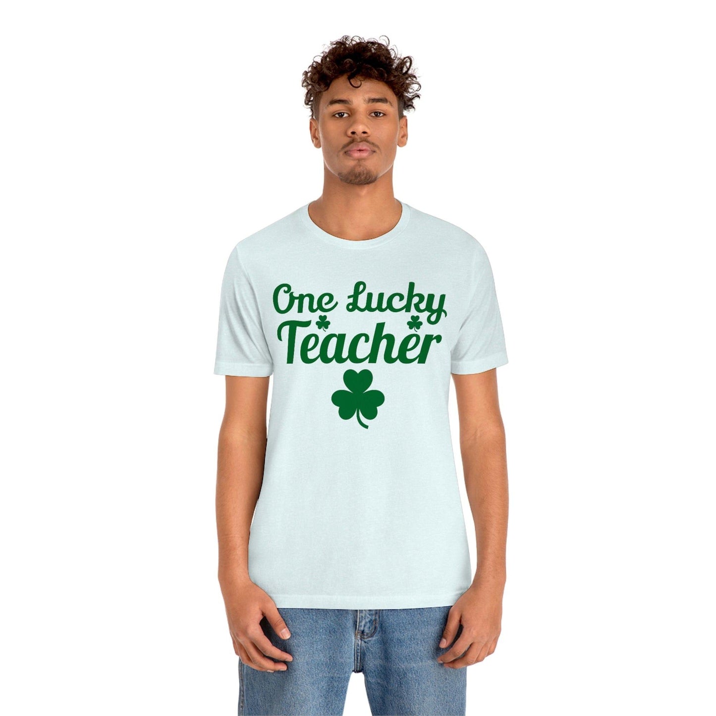 One Lucky Teacher Shirt feeling Lucky St Patrick's Day shirt - Funny St Paddy's day Funny Shirt