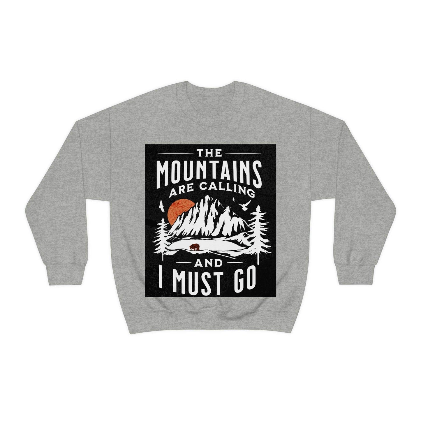 The Mountains are calling Crewneck Sweatshirt - Giftsmojo