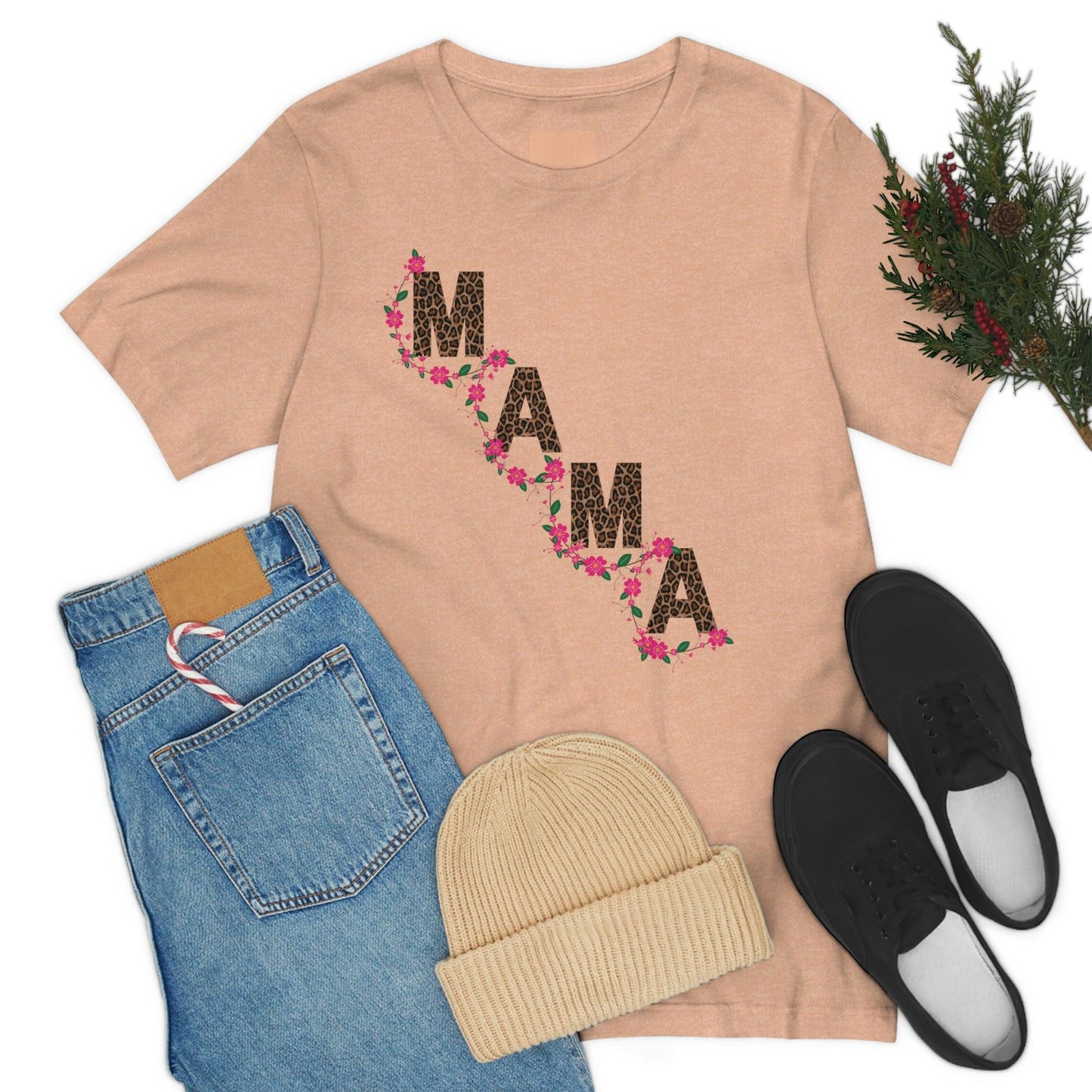 Leopard print Mama shirt - Leopard Mama Shirt mothers day shirt new mom shirt - Giftsmojo