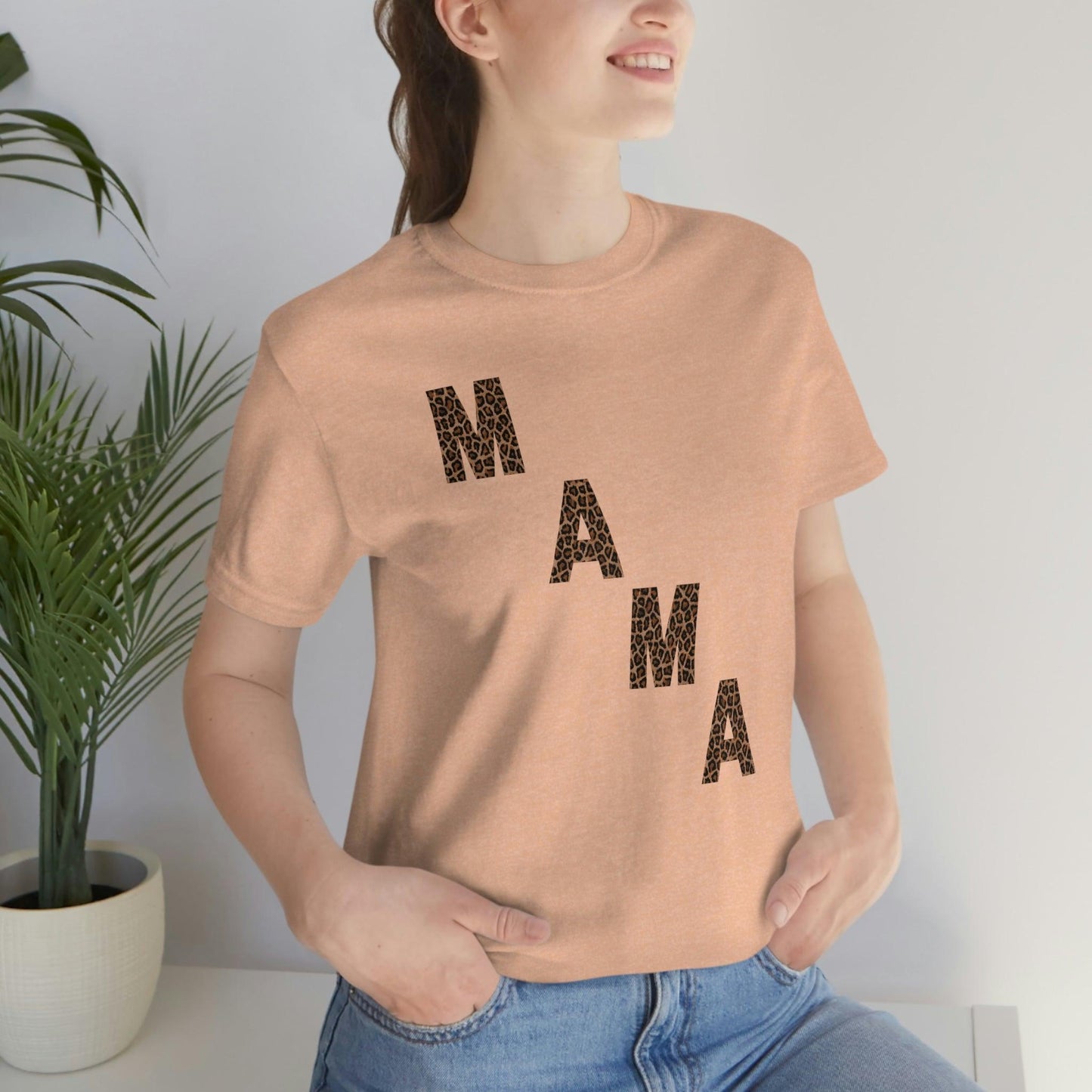 Leopard print shirt Leopard print Mama shirt cute mama shirt - Giftsmojo