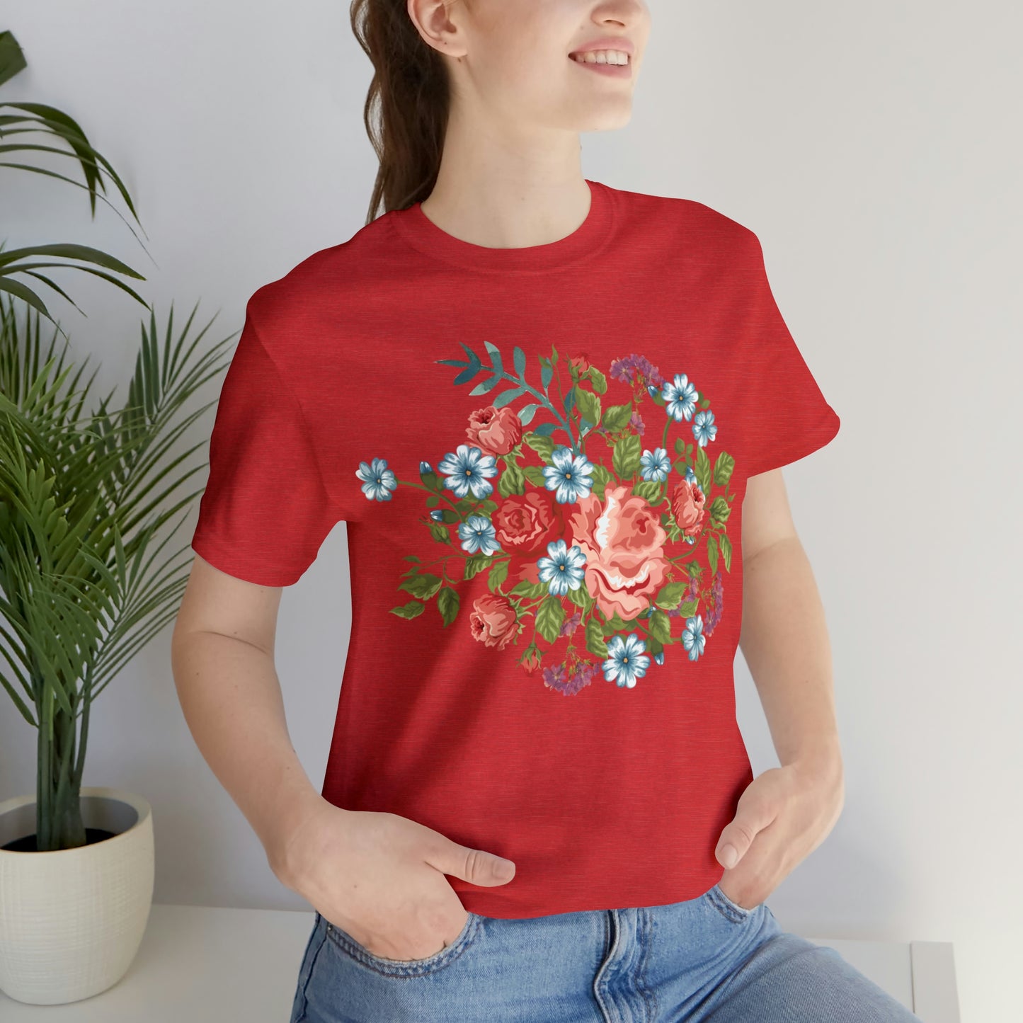 Flower Shirt, Botanical shirt, flower T shirt, floral shirt, wild flowers shirt, birth flower shirt, custom flower shirt, wildflowers shirt, plant lady shirt, birth flower gift,