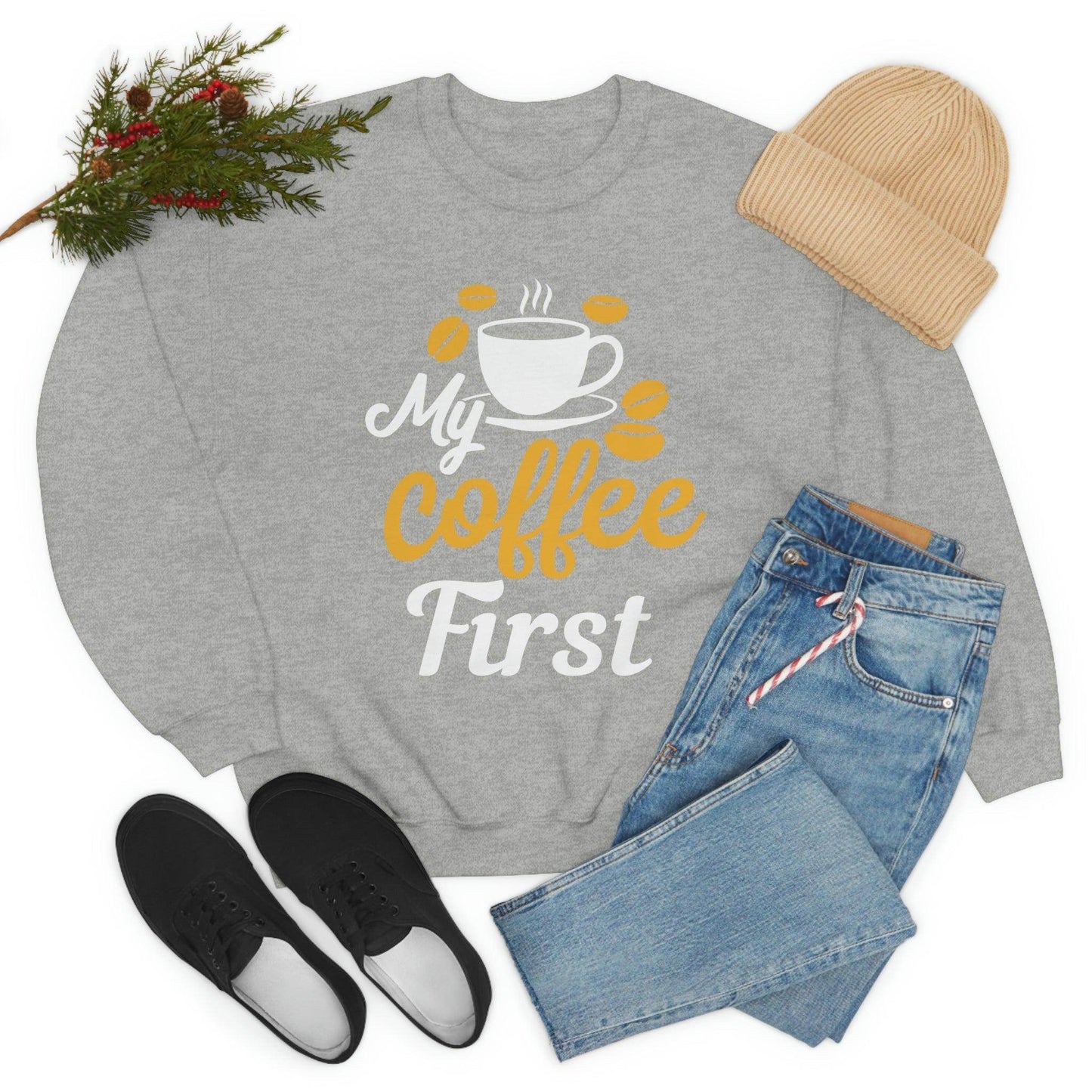 My Coffee First Sweatshirt - Giftsmojo
