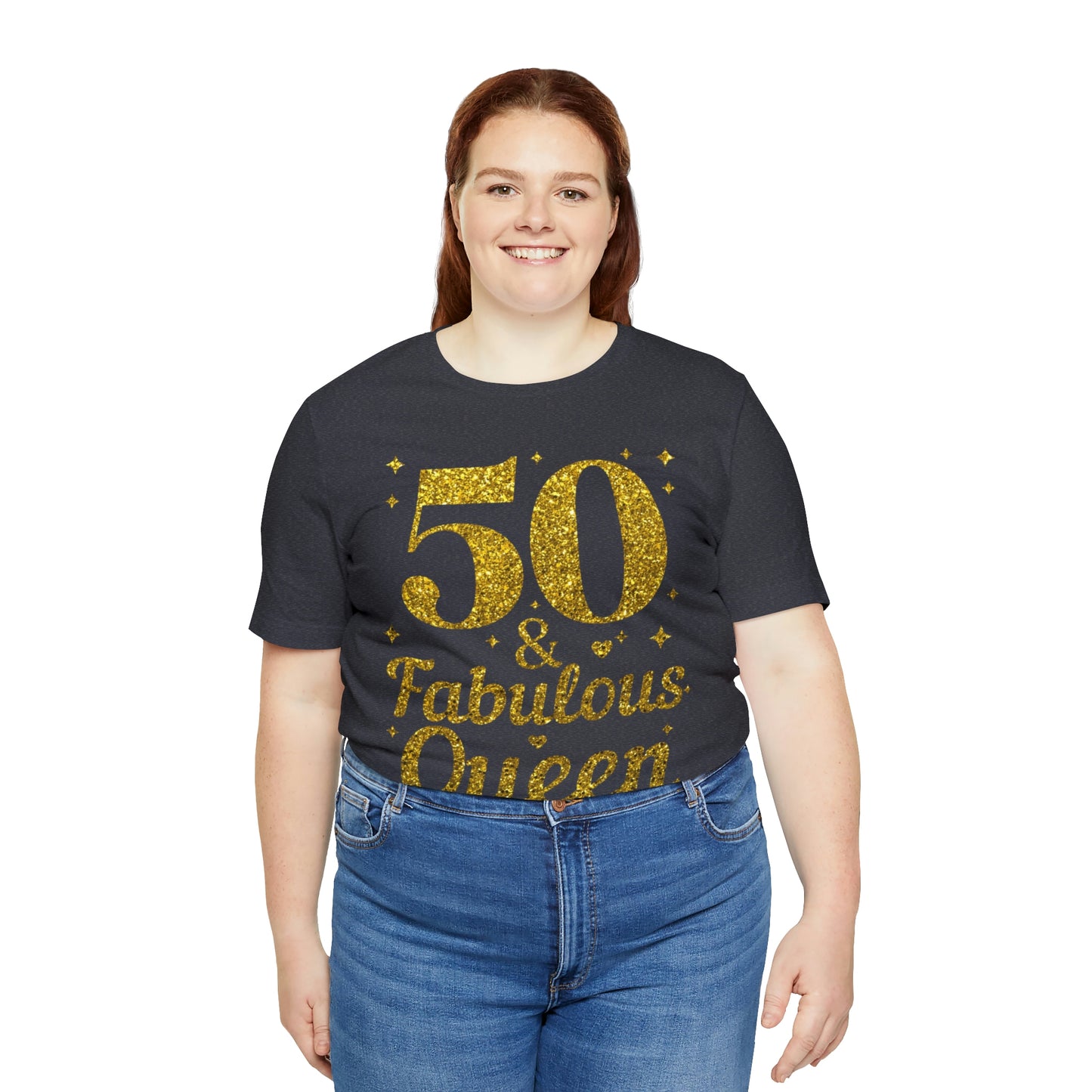 Funny 50th birthday Shirt 50 and Fabulous Queen shirt