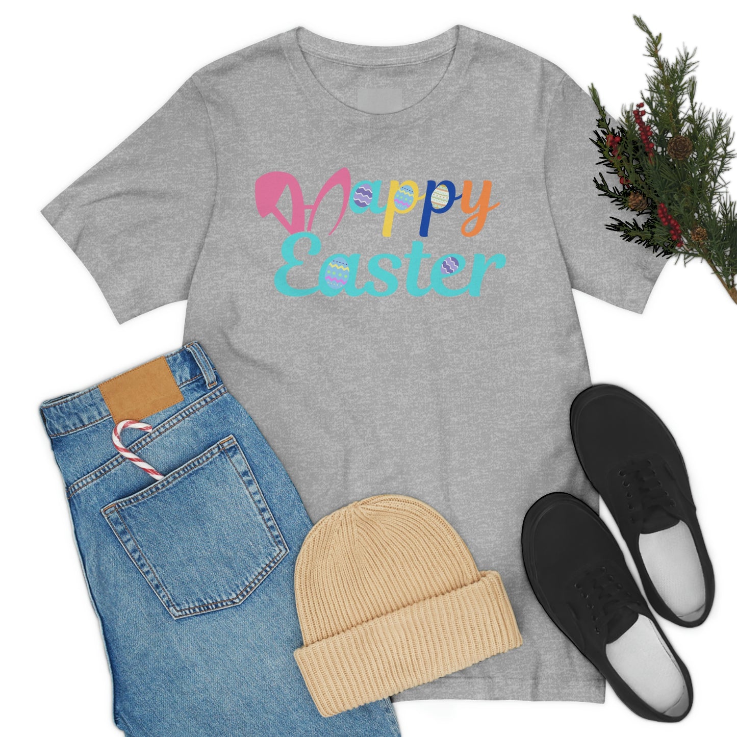 Happy Easter T-shirt, Easter gift for adults, easter shirts