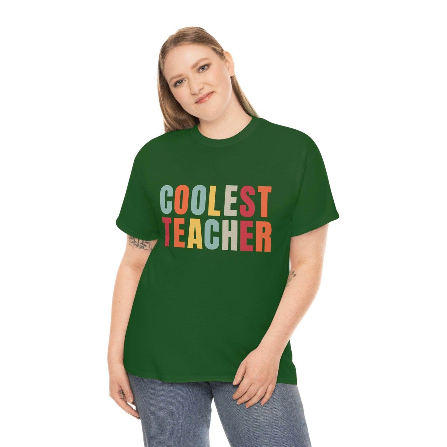 Teacher appreciation gift - Coolest Teacher Shirt - Teacher shirt - Giftsmojo