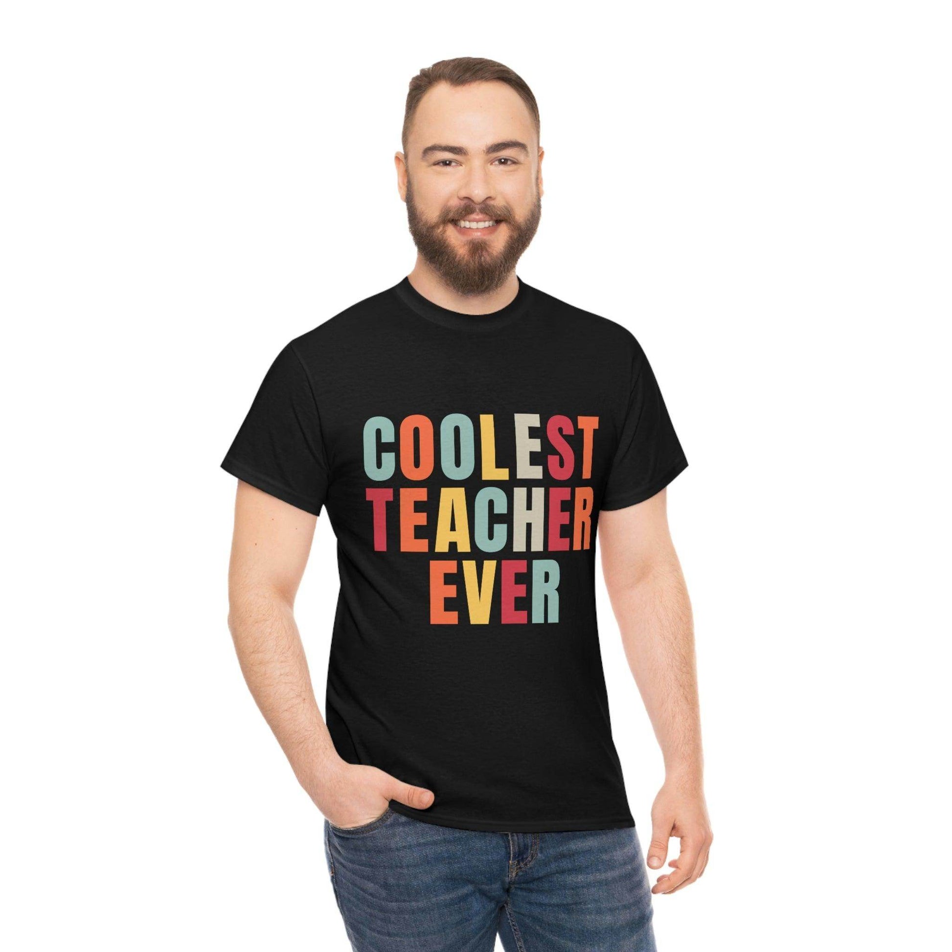 Coolest Teacher Ever Shirt - Giftsmojo
