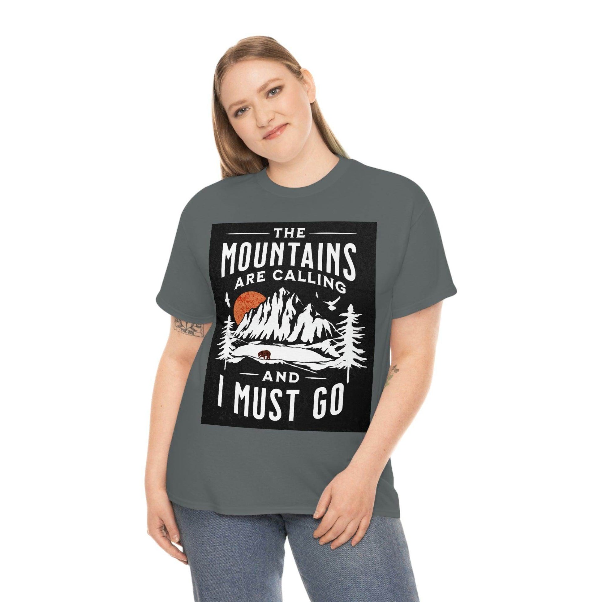 The Mountains are calling Tee - Giftsmojo