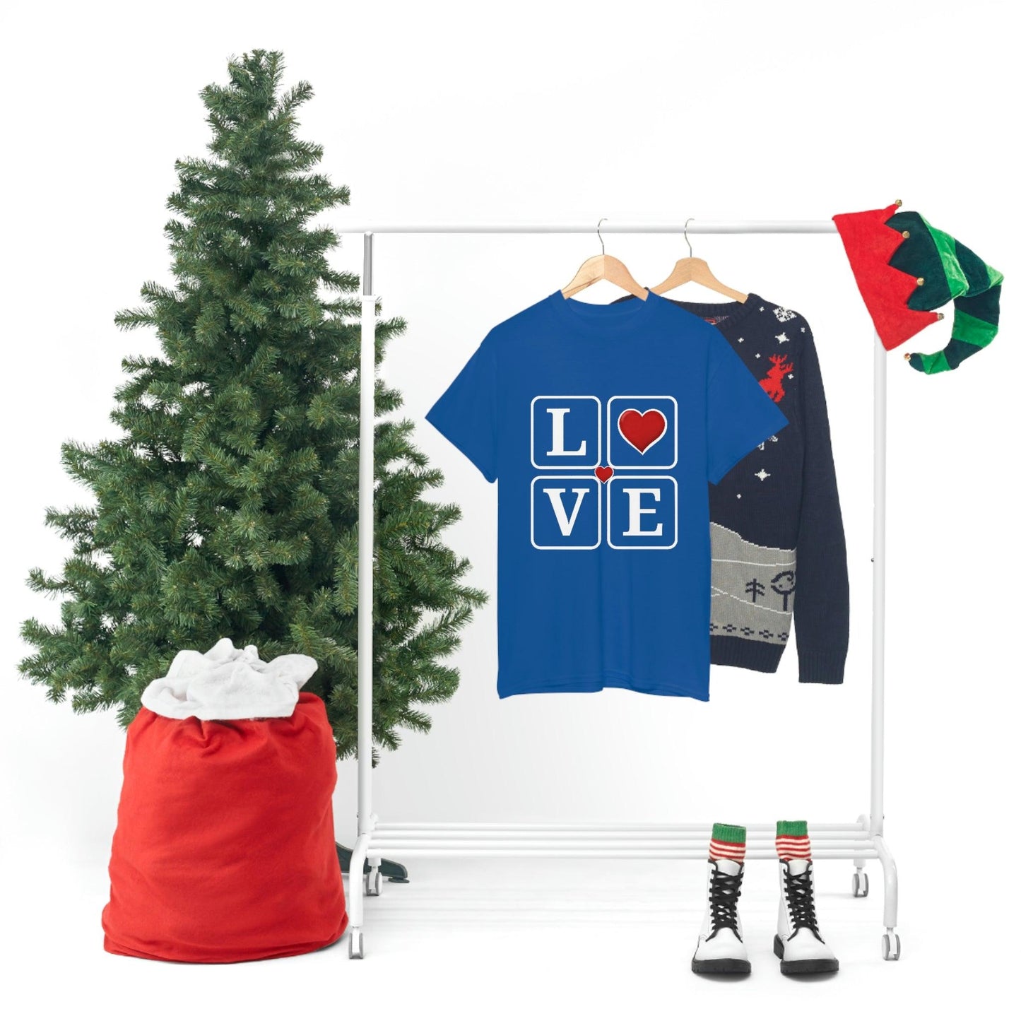 Love square Hearts Shirt, Great Gift for Valentine's day, birthday, engagement, anniversary and many more