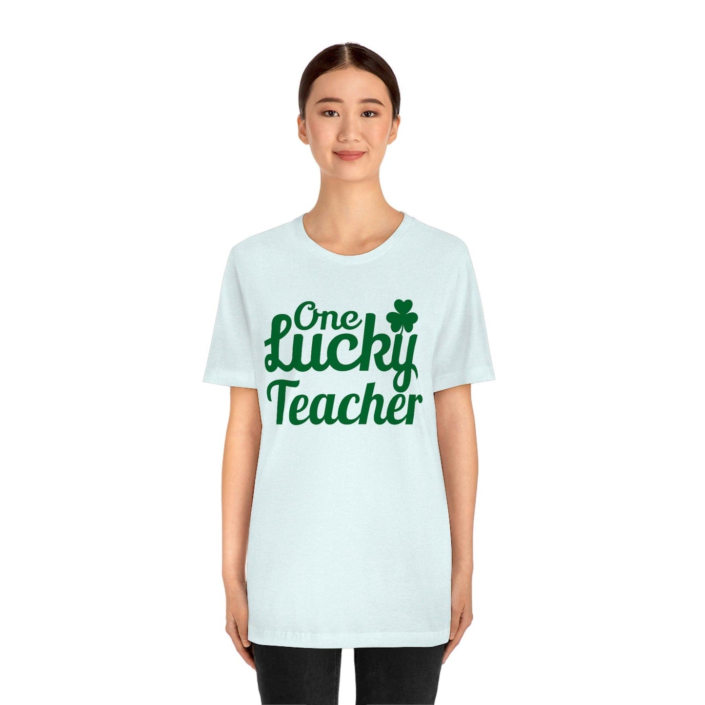 One Lucky Teacher Shirt feeling Lucky St Patrick's Day shirt - Funny St Paddy's day Funny Shirt - Giftsmojo