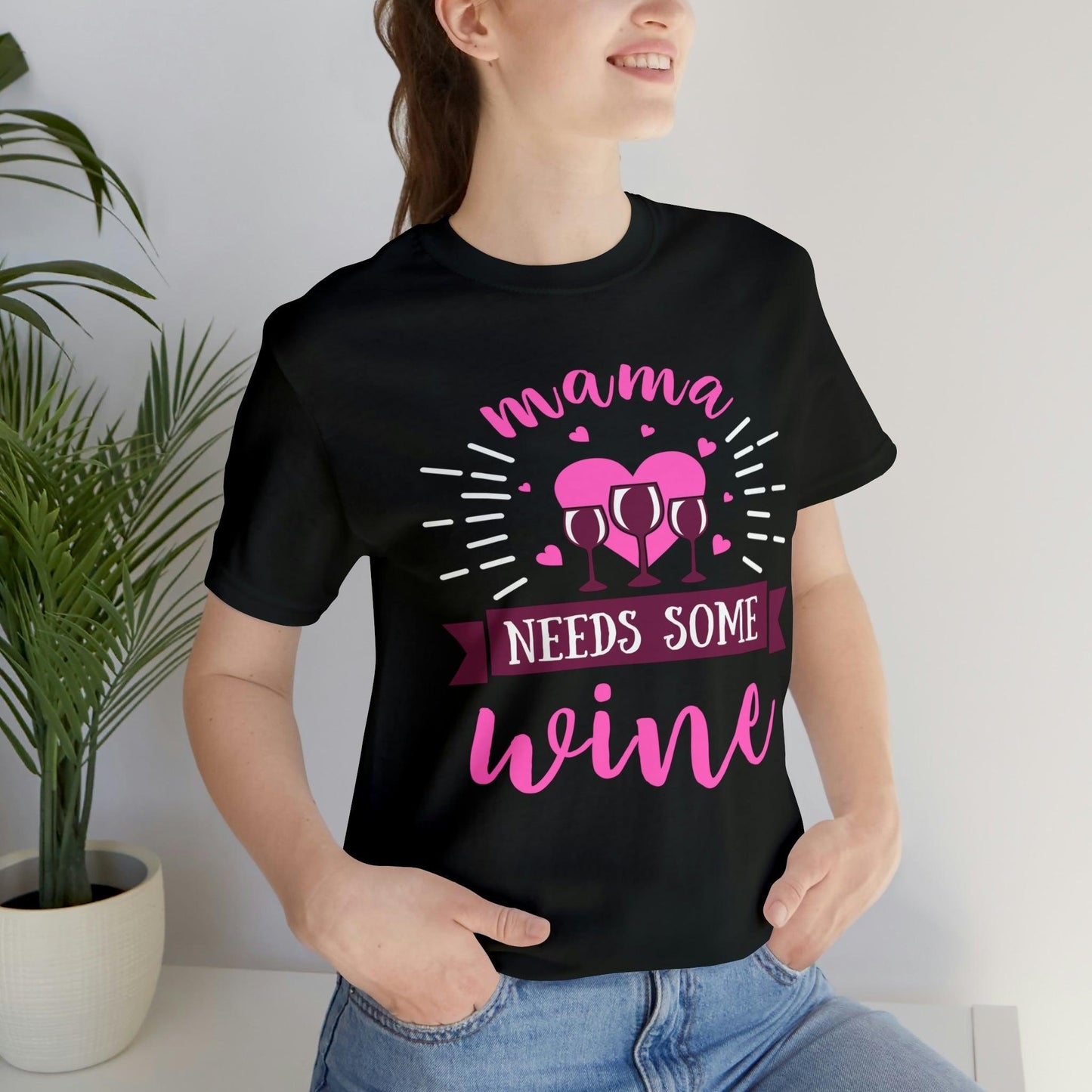 Mama Needs Some Wine Shirt, Wine Shirt, Gift For Mom, Drinking Shirt, Gift For Wife, Funny Wife Shirt, Wine Lover Shirt, Funny Mom Shirt - Giftsmojo
