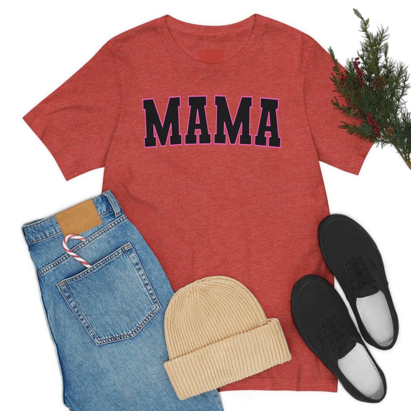 Cute Mama shirt mom shirt gift for her - mothers day shirt mothers day gift mom life shirt - retro mama shirt boy mama shirt mama t-shirt - Giftsmojo