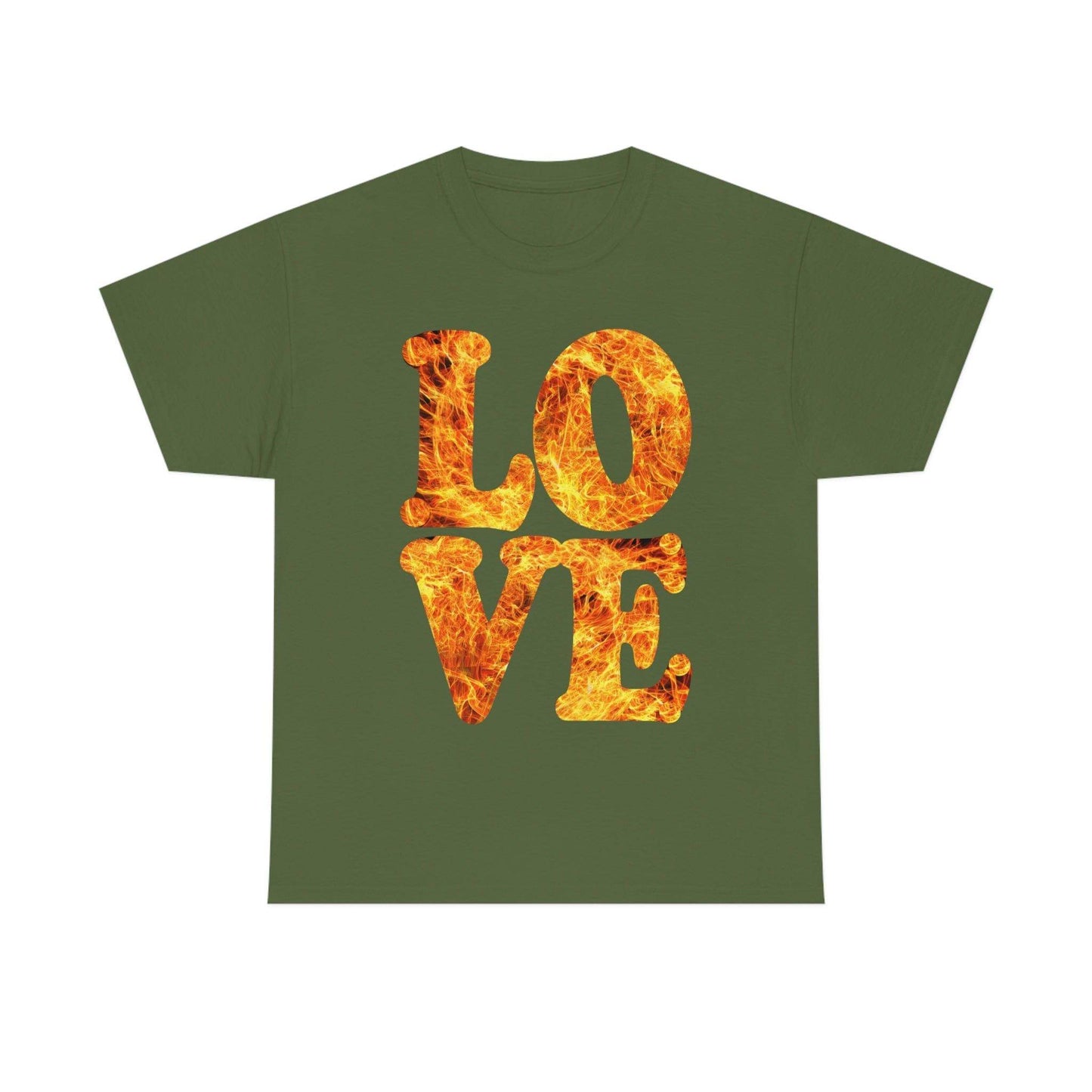 love fire big Tee - Giftsmojo