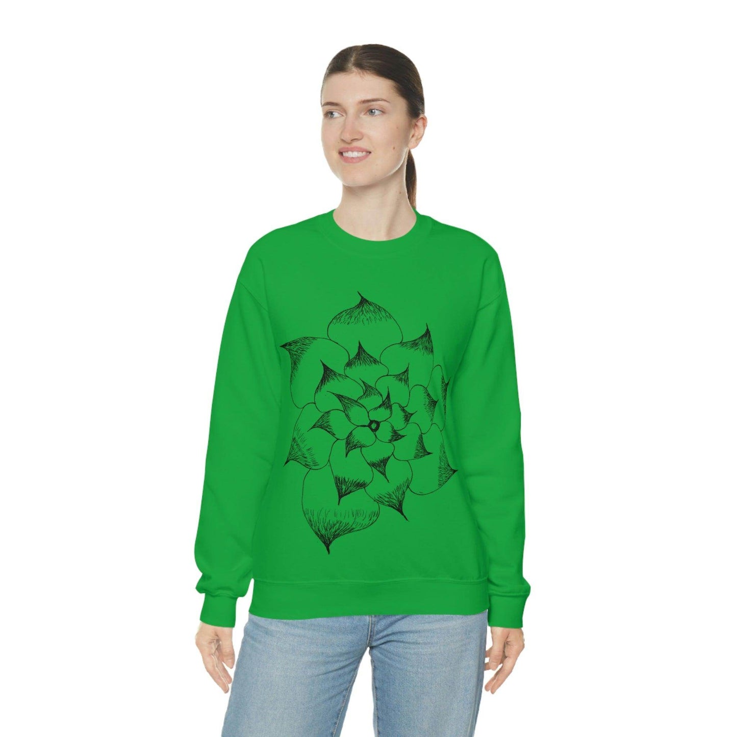 Flower Sweatshirt, floral sweatshirt flower shirt wildflower sweatshirt - Giftsmojo