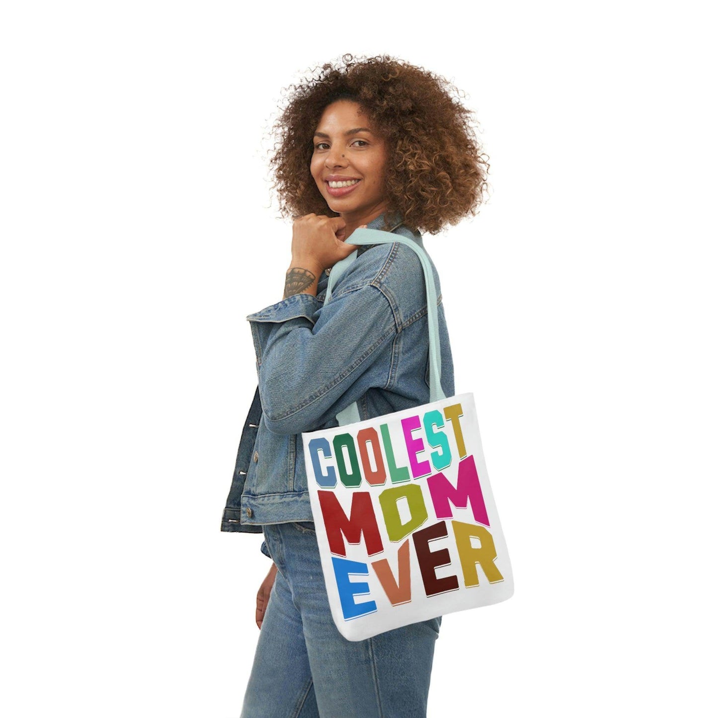 The coolest mom ever Canvas Tote Bag - Giftsmojo