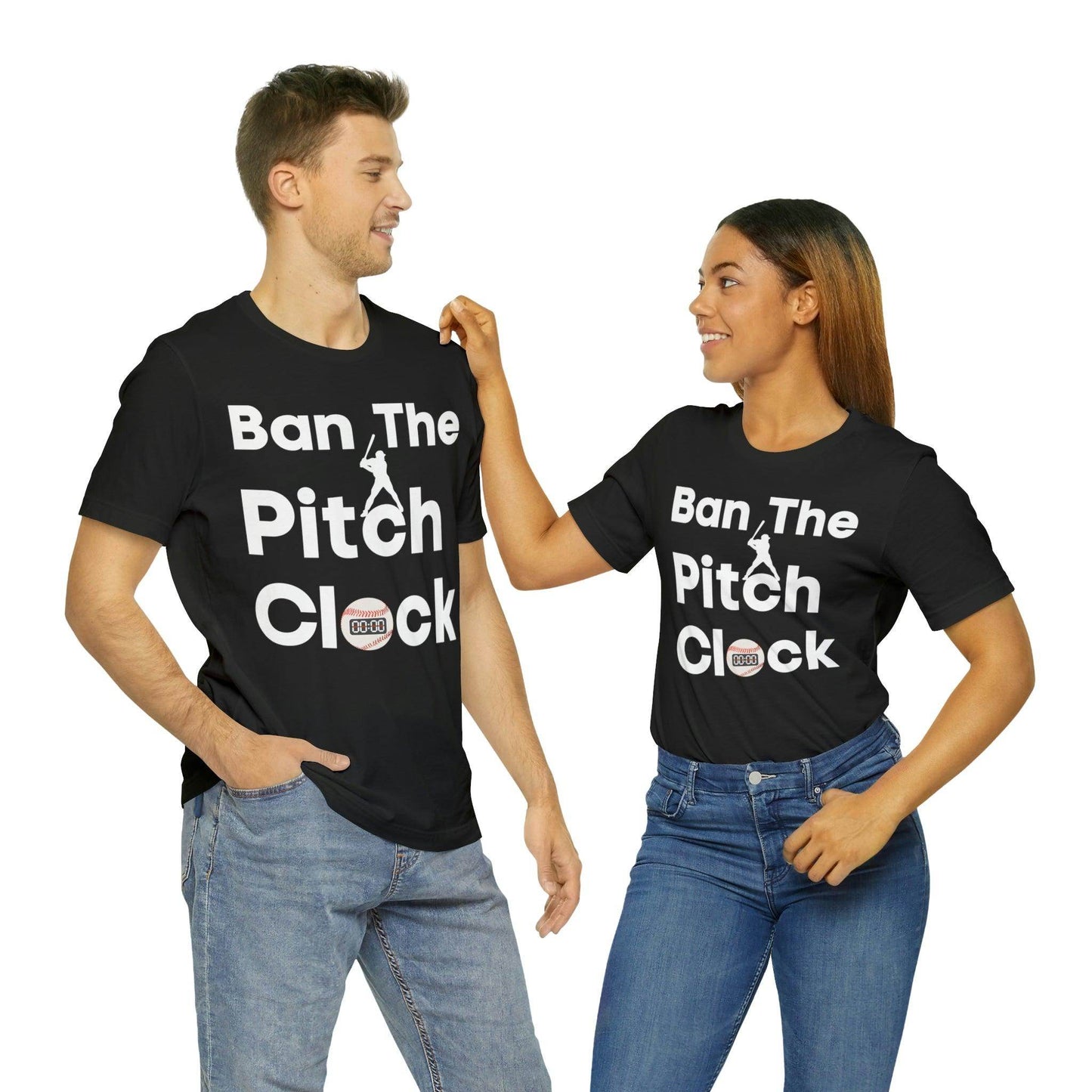 Ban The Pitch Clock in Baseball Ban Baseball Pitch Clock - Show Your Support By Wearing this shirt to the Games - Giftsmojo