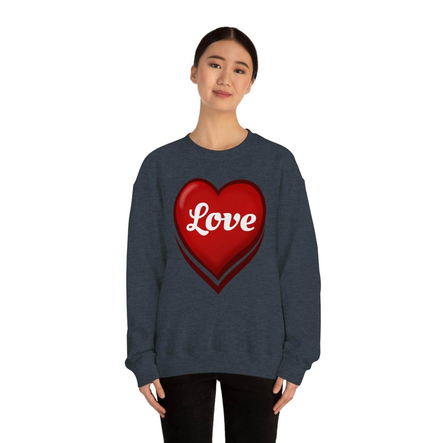 Love Sweatshirt, Valentine's Gift, - Giftsmojo