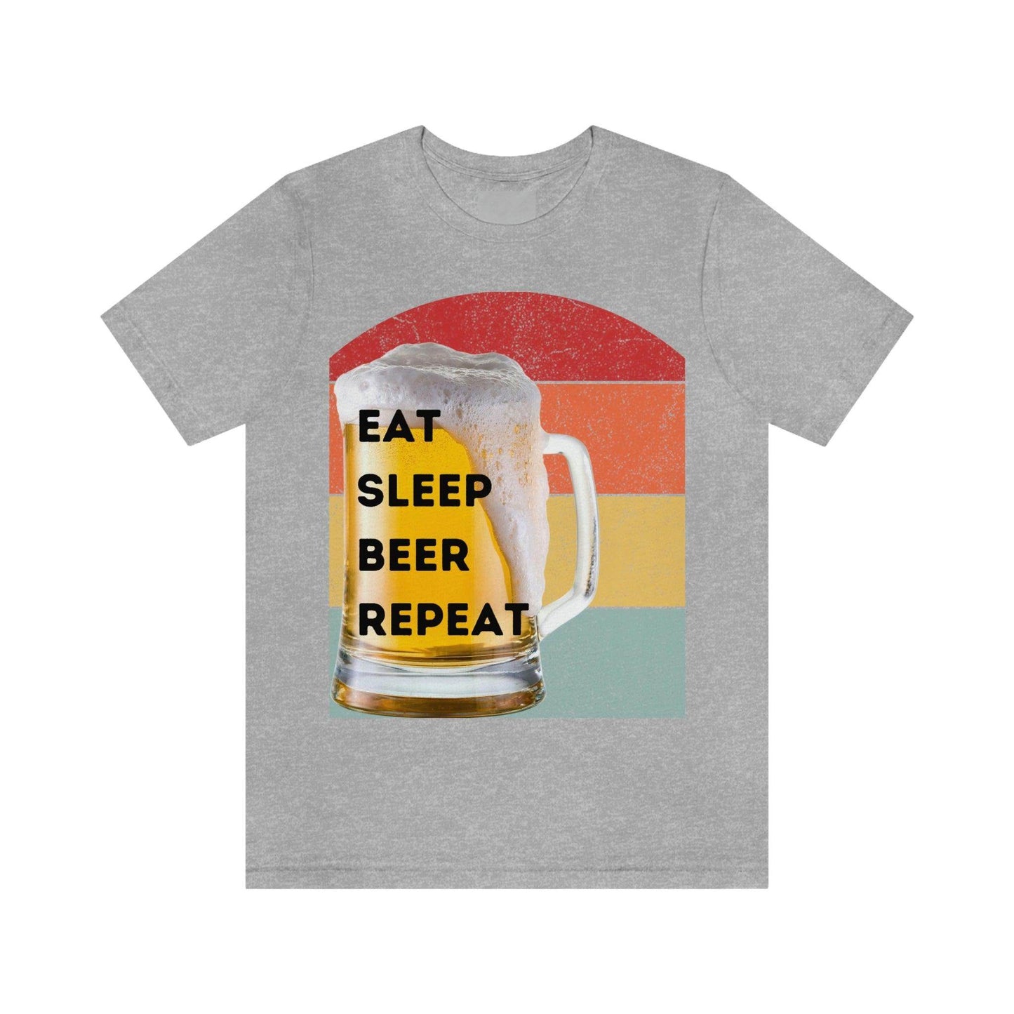Retro shirt Eat Sleep Beer Repeat - funny beer shirt - Giftsmojo