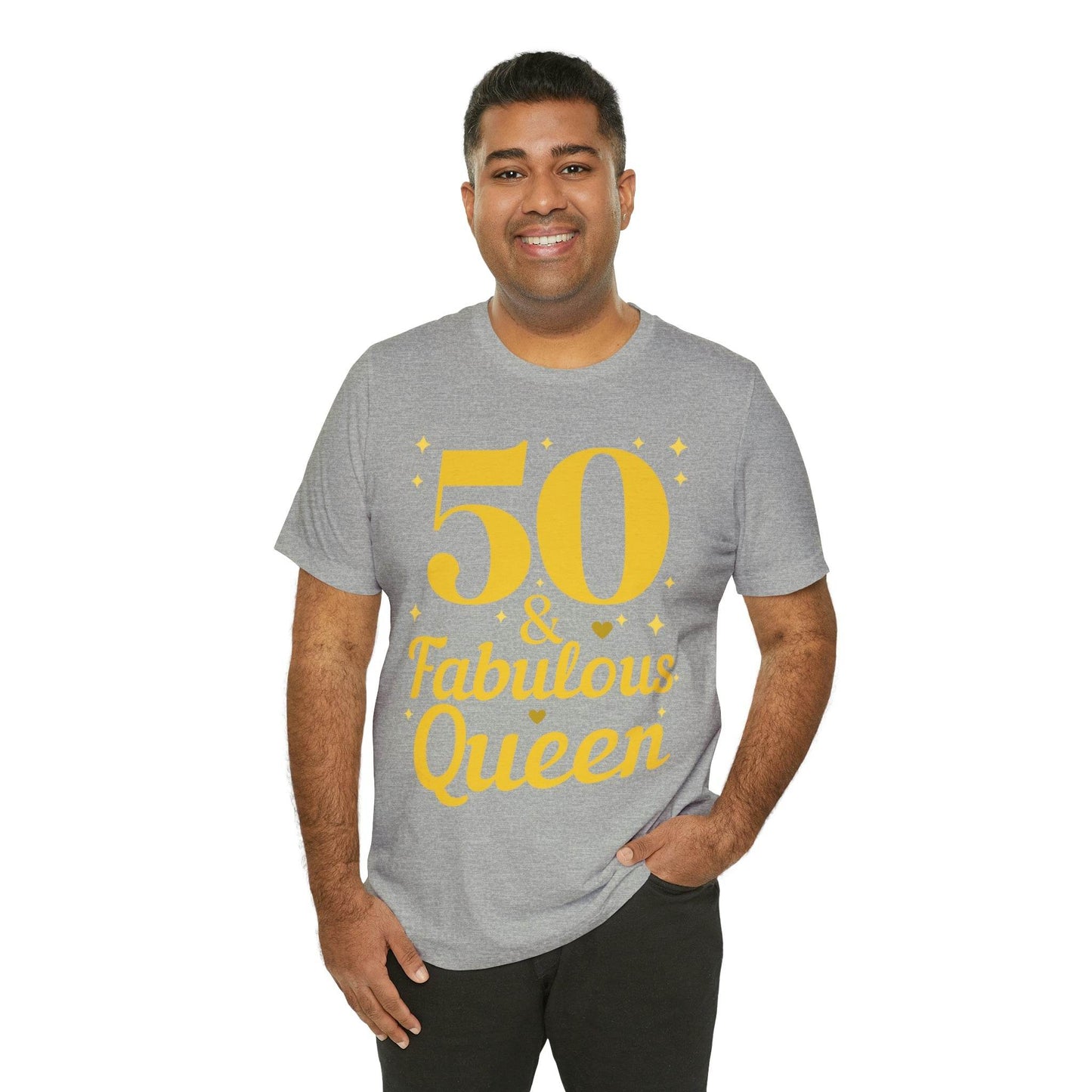 50 and Fabulous Queen shirt, Funny 50th birthday shirt - Giftsmojo