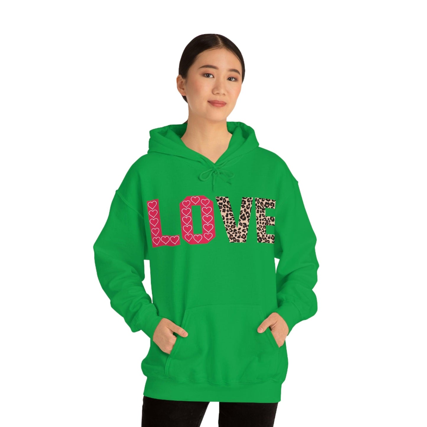 Leopard print Hooded Sweatshirt
