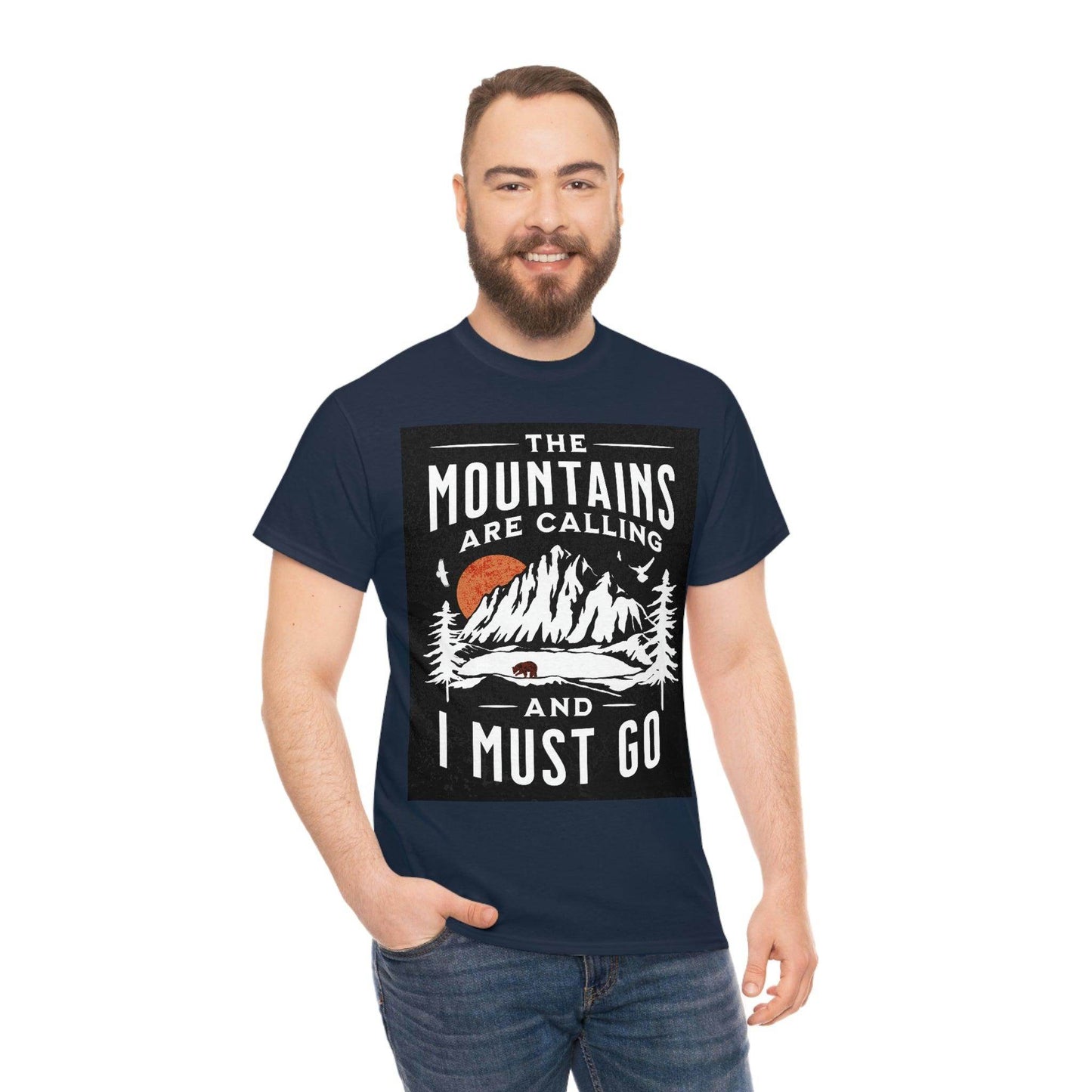 The Mountains are calling Tee - Giftsmojo