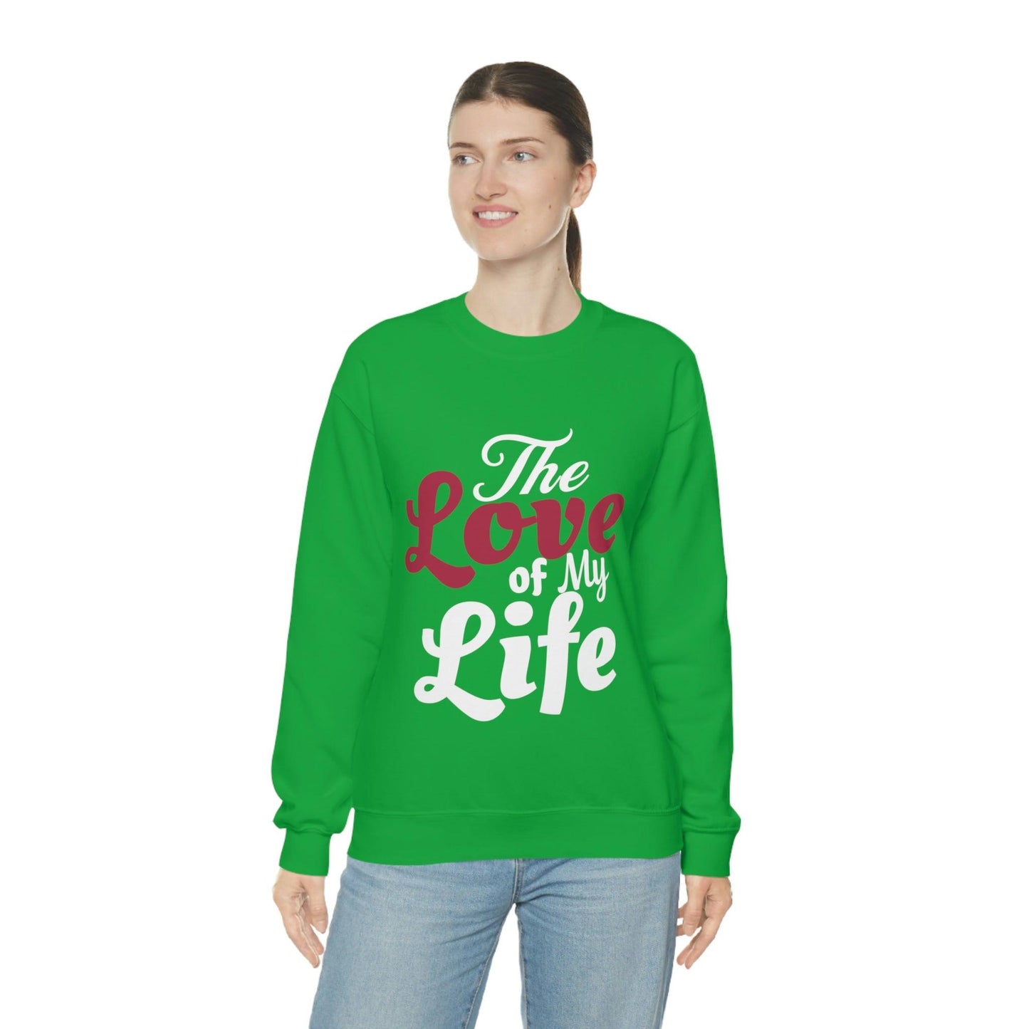 Love Sweatshirt, Love Shirt, Gift For Fiance, Newlywed Gift, Gift For Wife, Engagement Shirt,The Love of My Life, Valentine's day gift