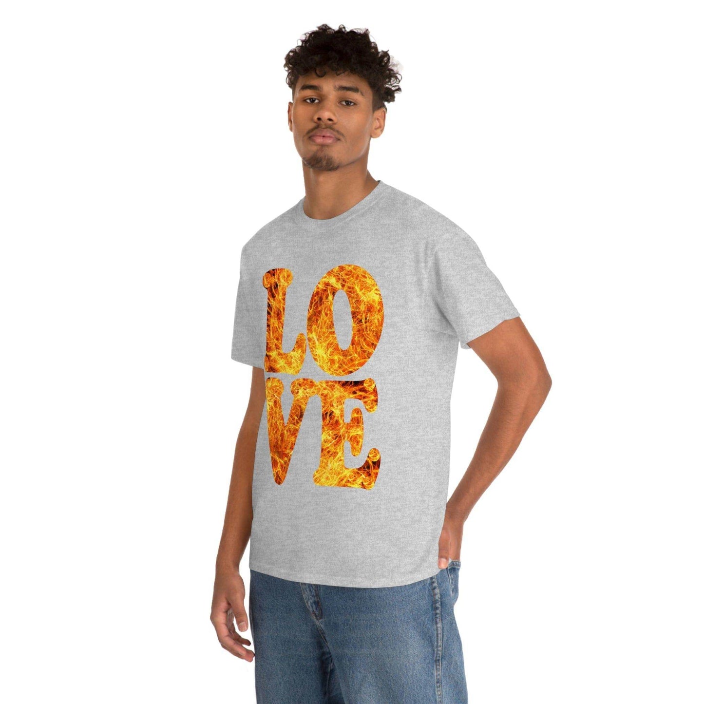 love fire big Tee - Giftsmojo