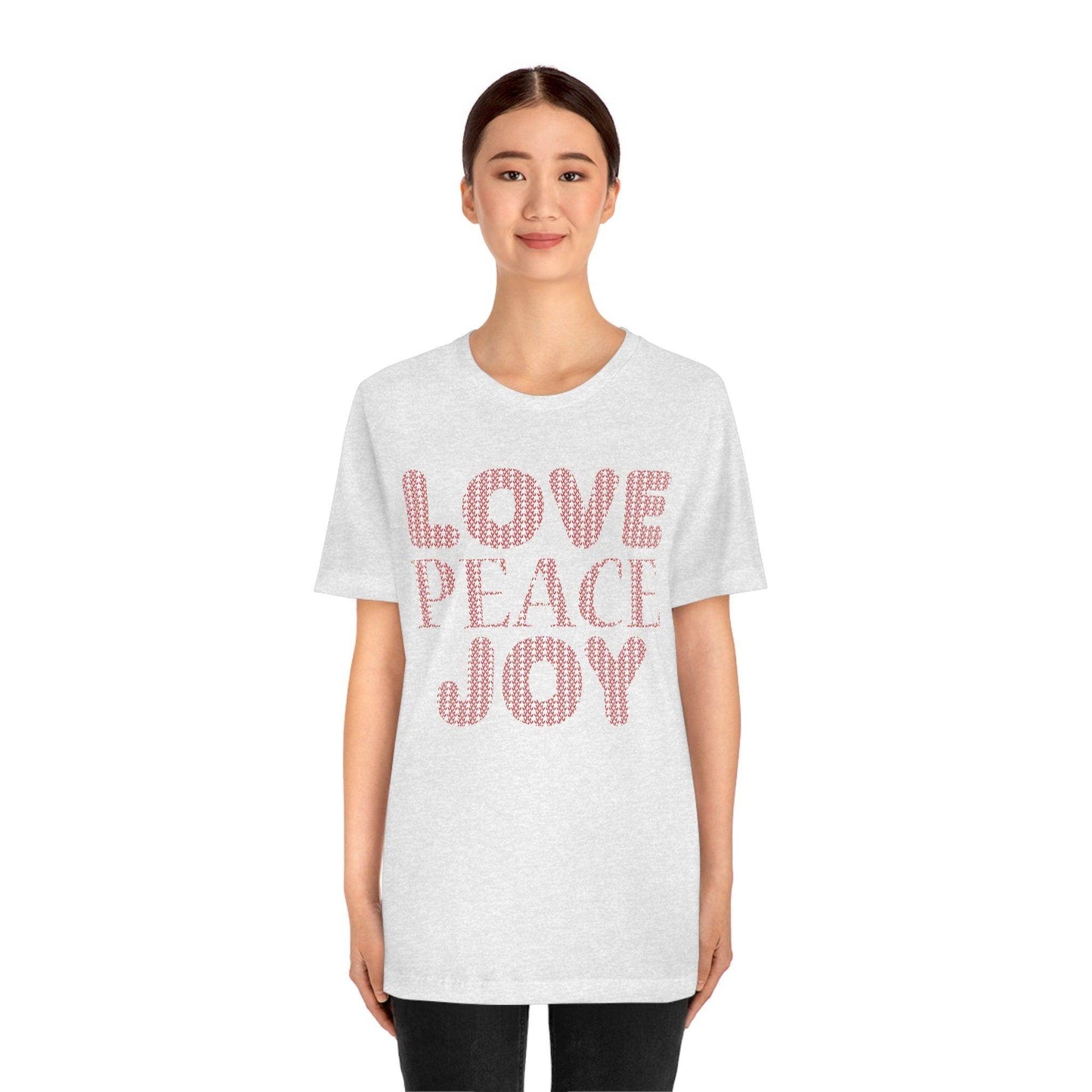 love peace joy Tee - Giftsmojo