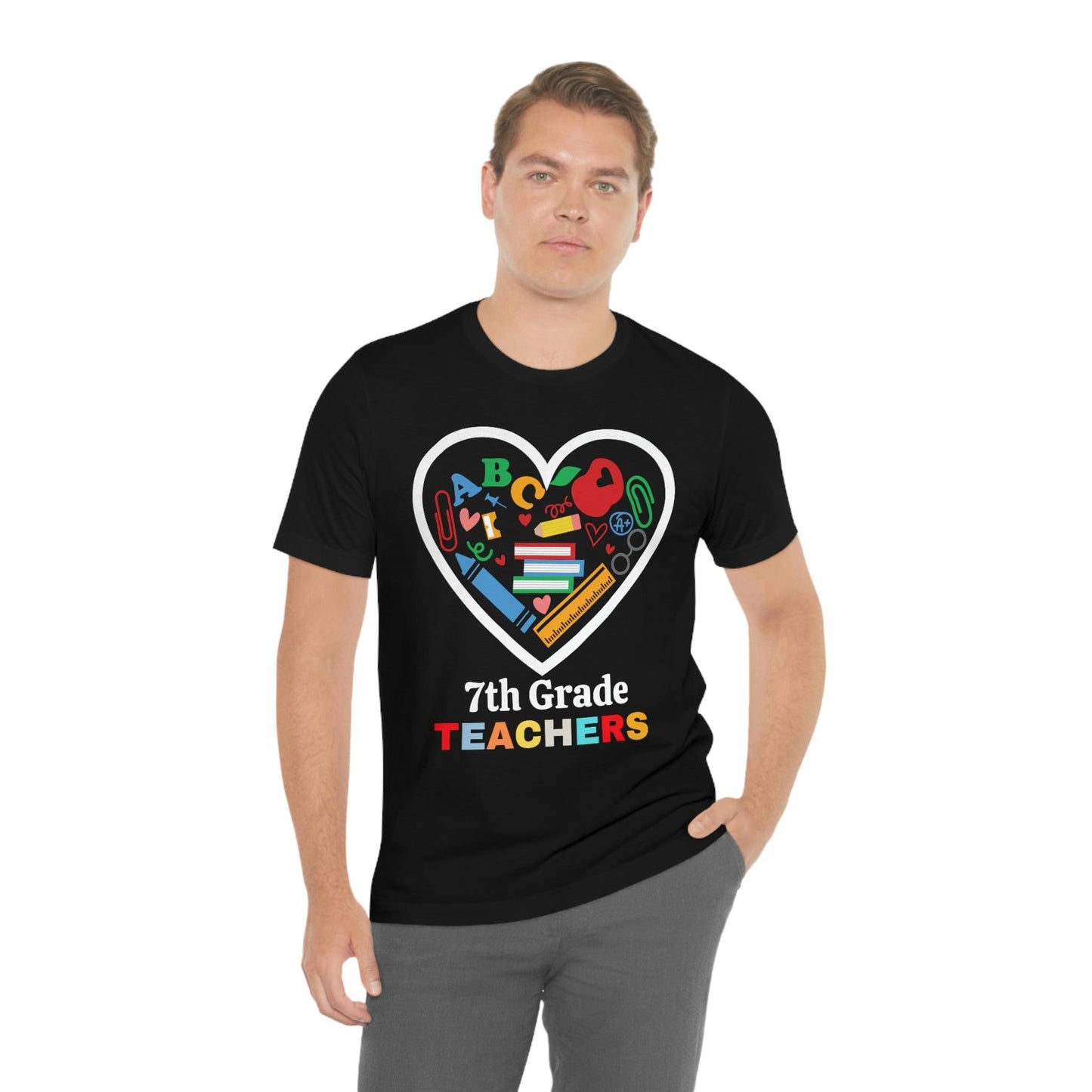 Love 7th Grade Teacher Shirt - Teacher Appreciation Shirt - Gift for Teachers - 7th Grade shirt