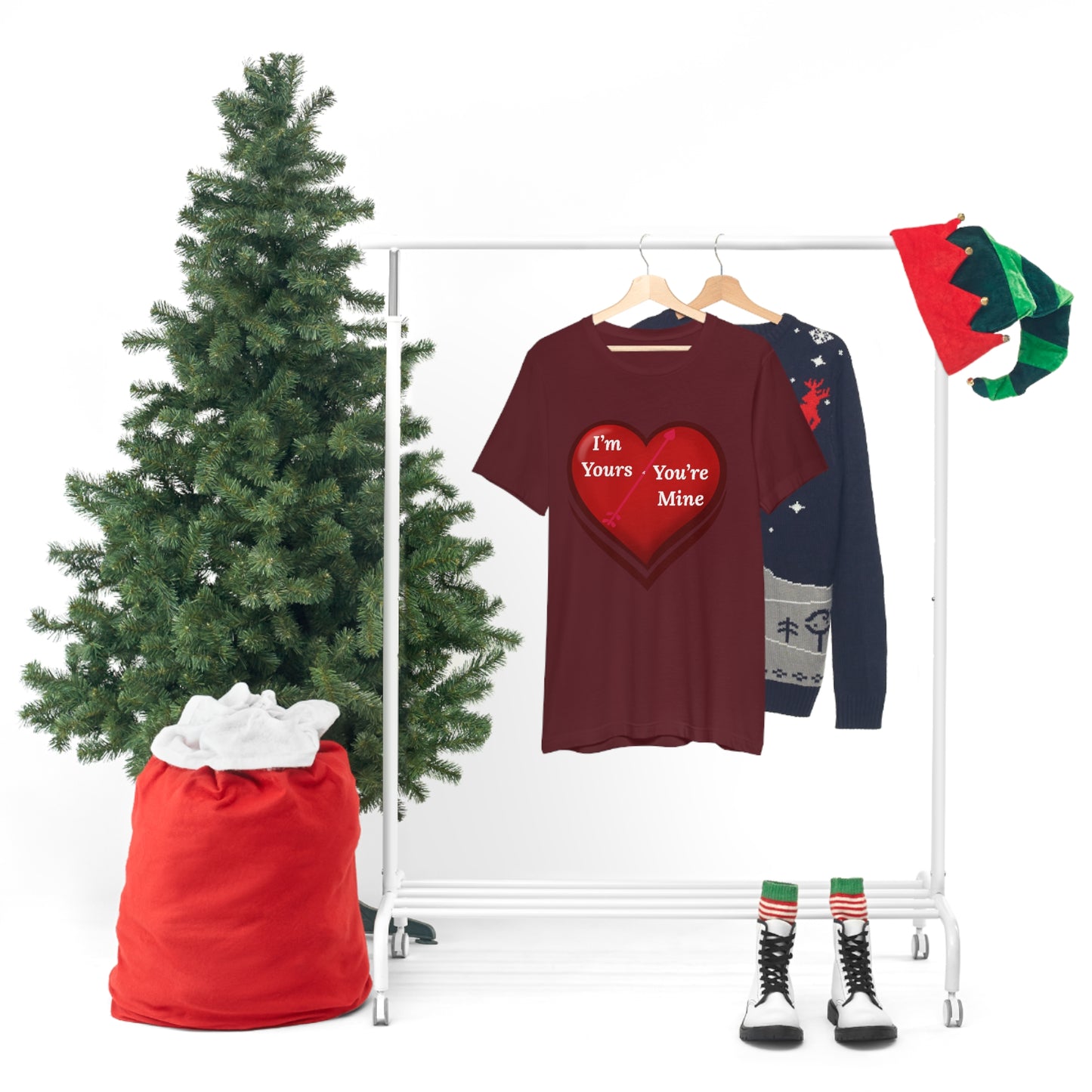 I'm Yours and You're Mine Heart Tee