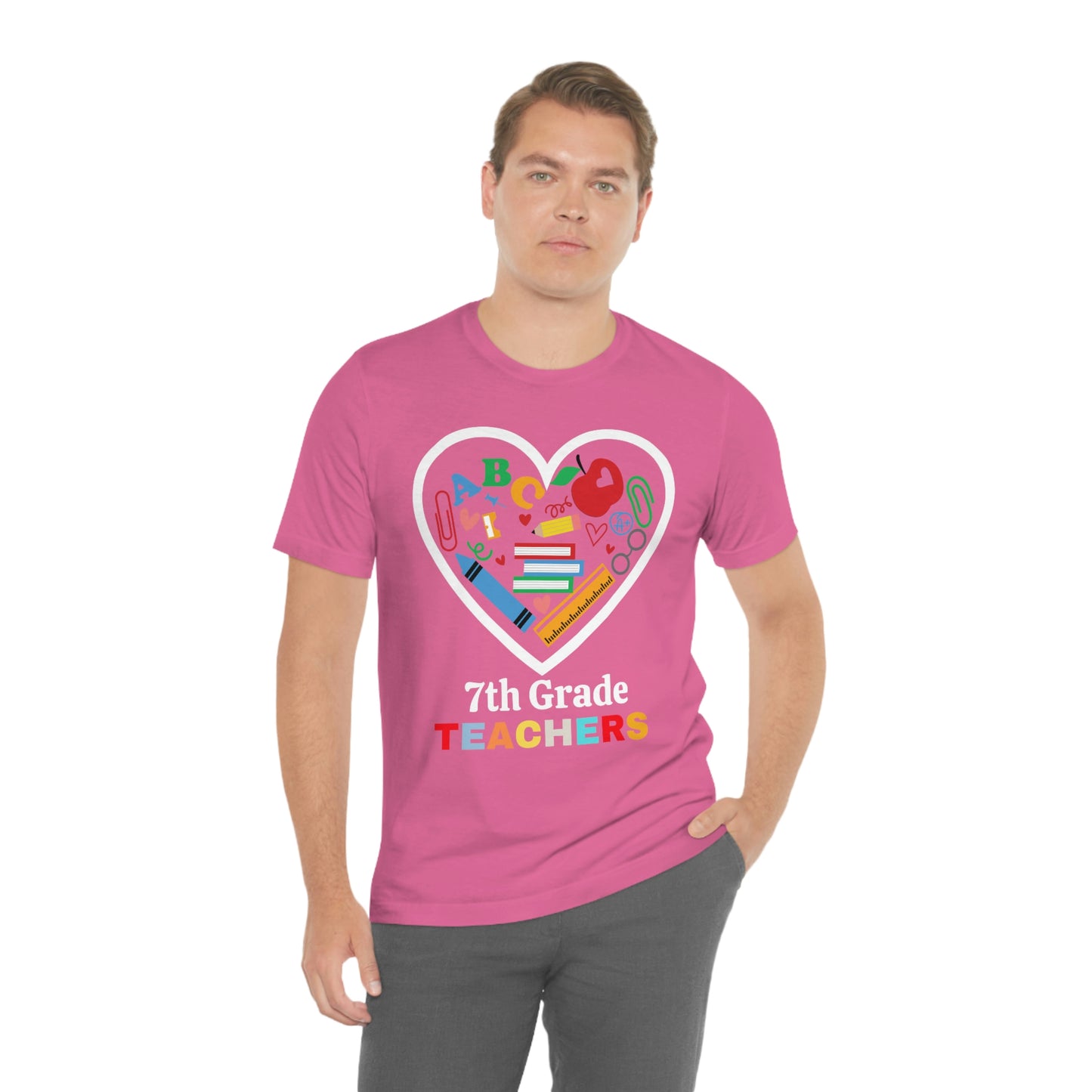 Love 7th Grade Teacher Shirt - Teacher Appreciation Shirt - Gift for Teachers - 7th Grade shirt