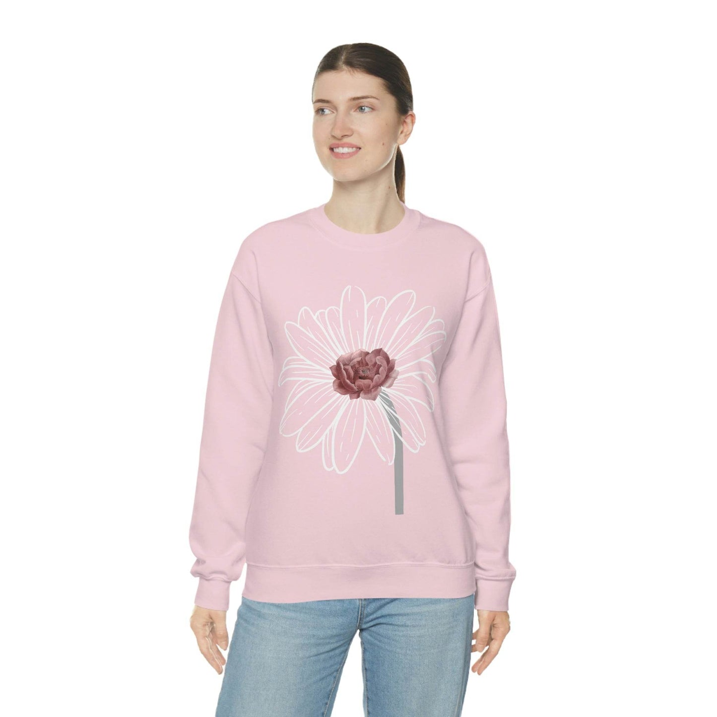 Floral Sweatshirt, Wildflower Sweatshirt, Flower sweatshirt, Wild Flowers - Giftsmojo