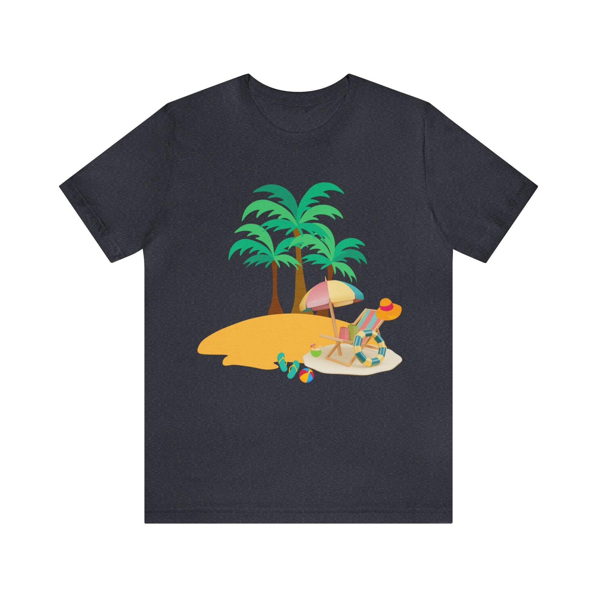 Beach shirt, Beach t-shirt, Summer shirt, Beachwear, Beach fashion, Tropical print, Trendy design, Stylish beach apparel - Giftsmojo