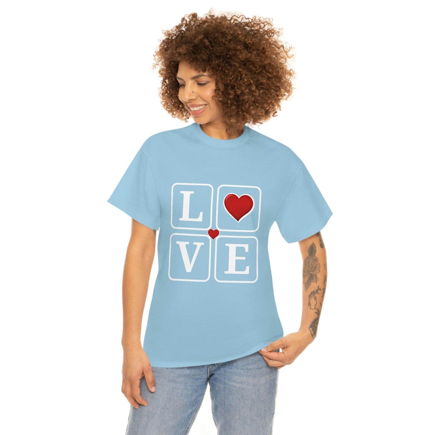 Love square Hearts Shirt, Great Gift for Valentine's day, birthday, engagement, anniversary and many more - Giftsmojo