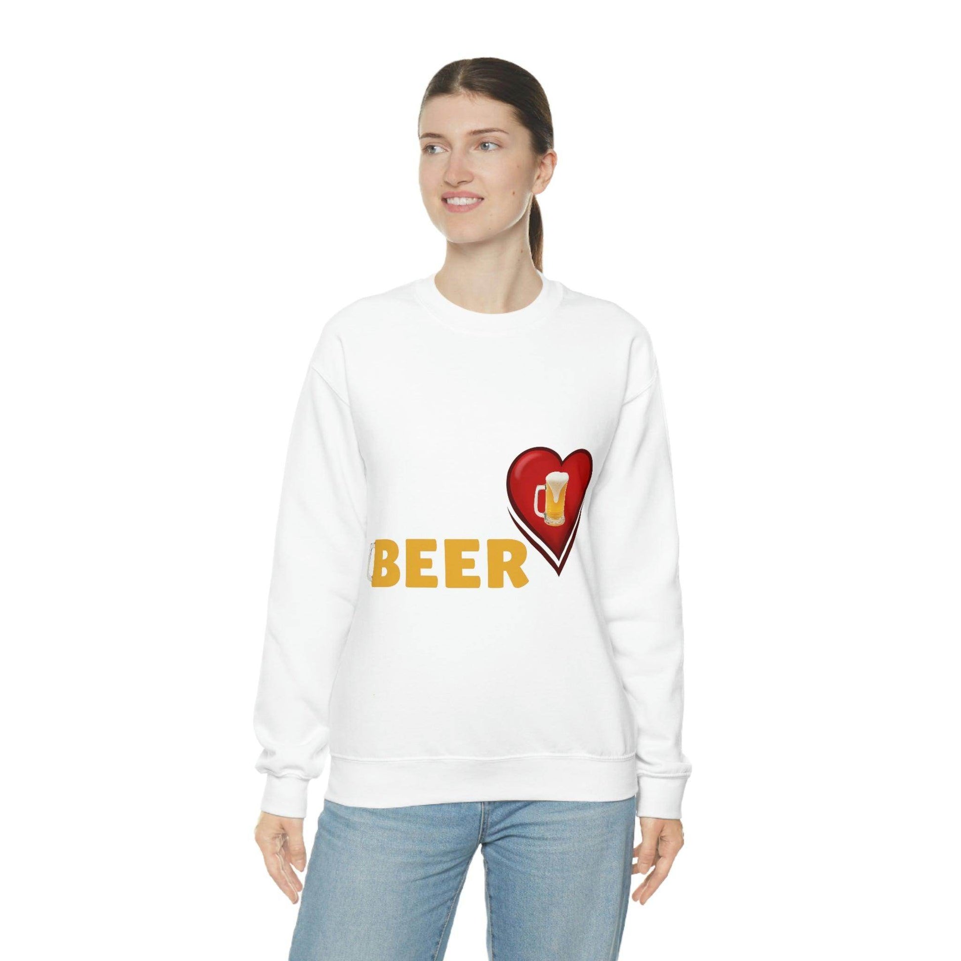 All I want for Valentine's is Beer Sweatshirt - Giftsmojo