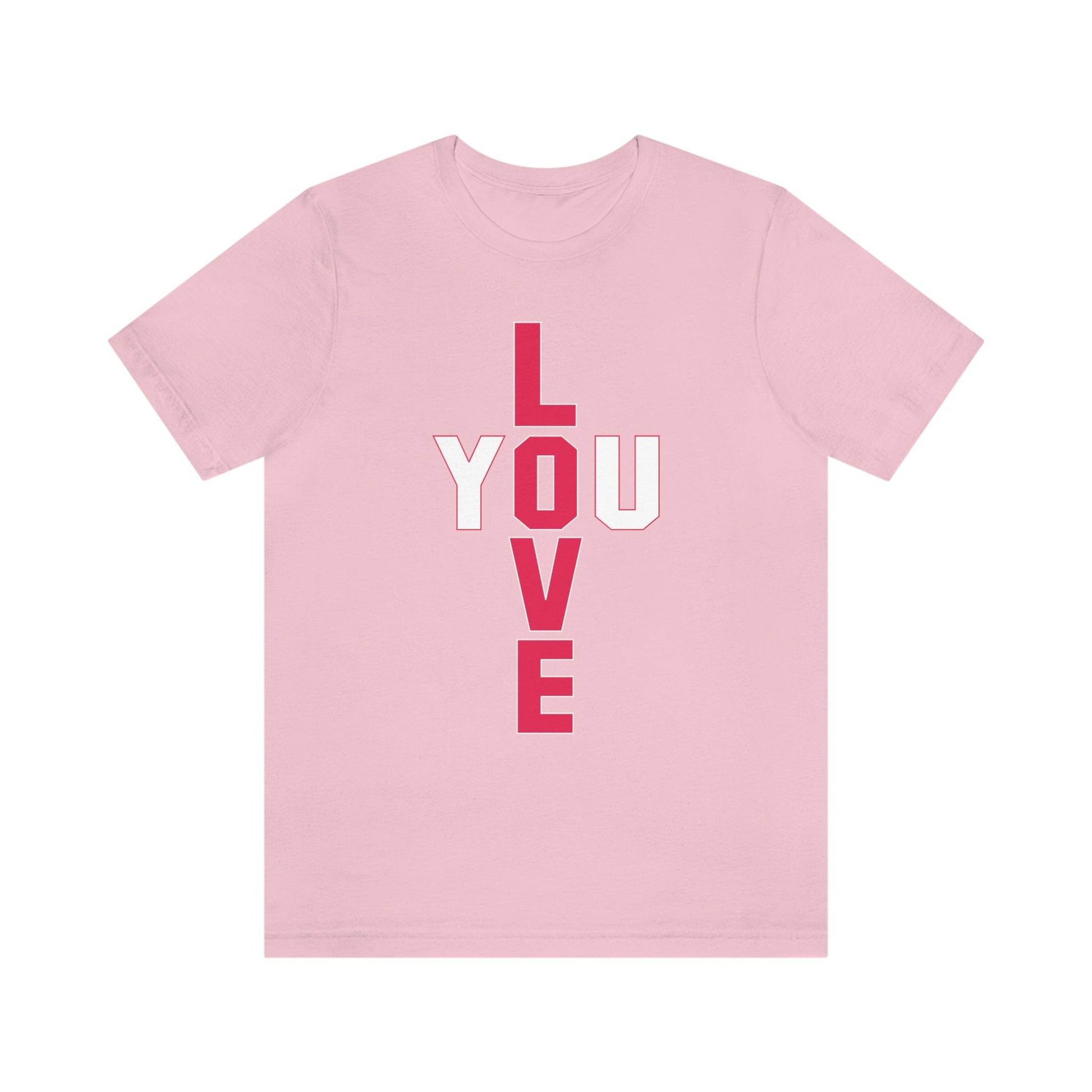 T-shape Love you Tee - Giftsmojo