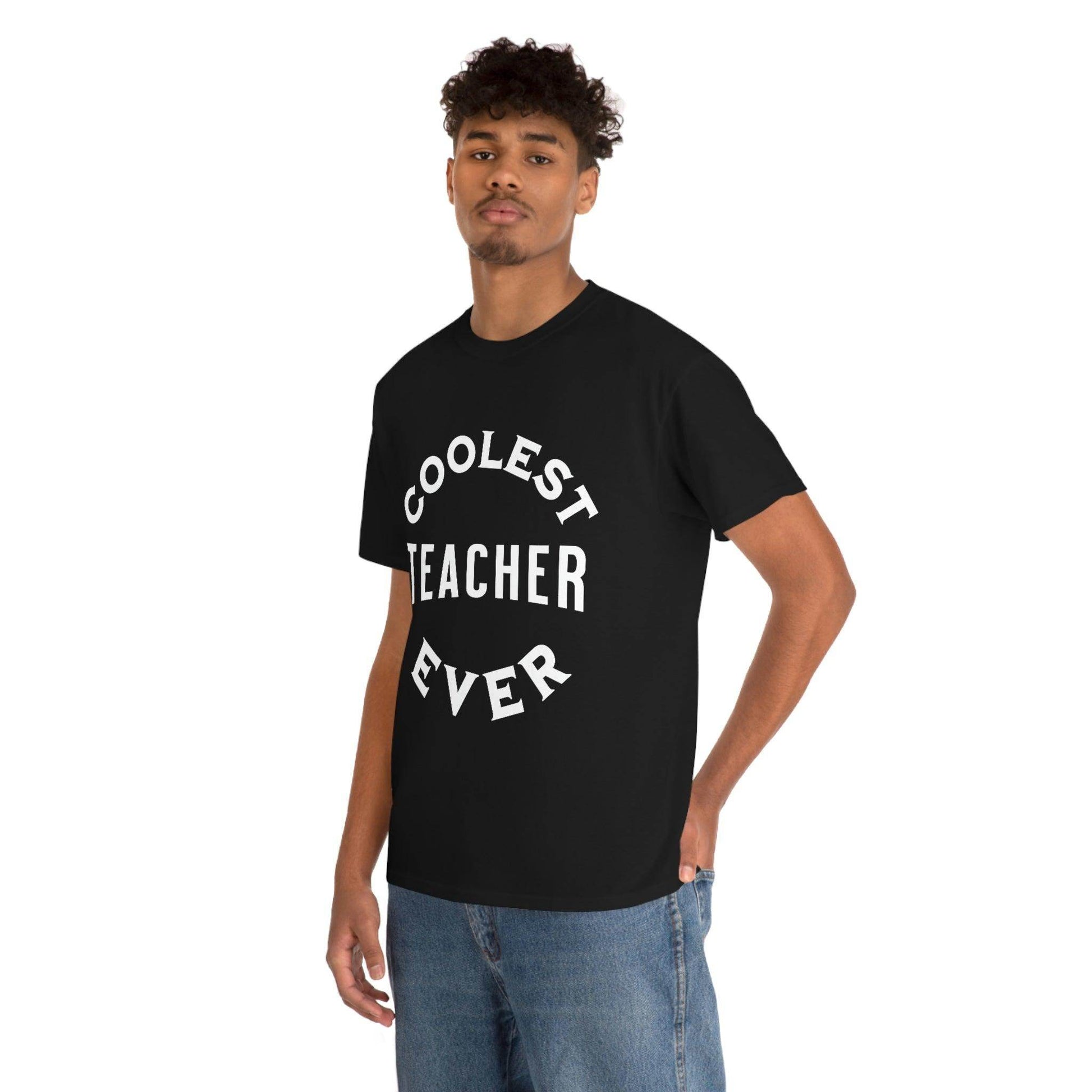 Coolest Teacher Ever Tee - cute teacher shirt - gift for teacher - Giftsmojo