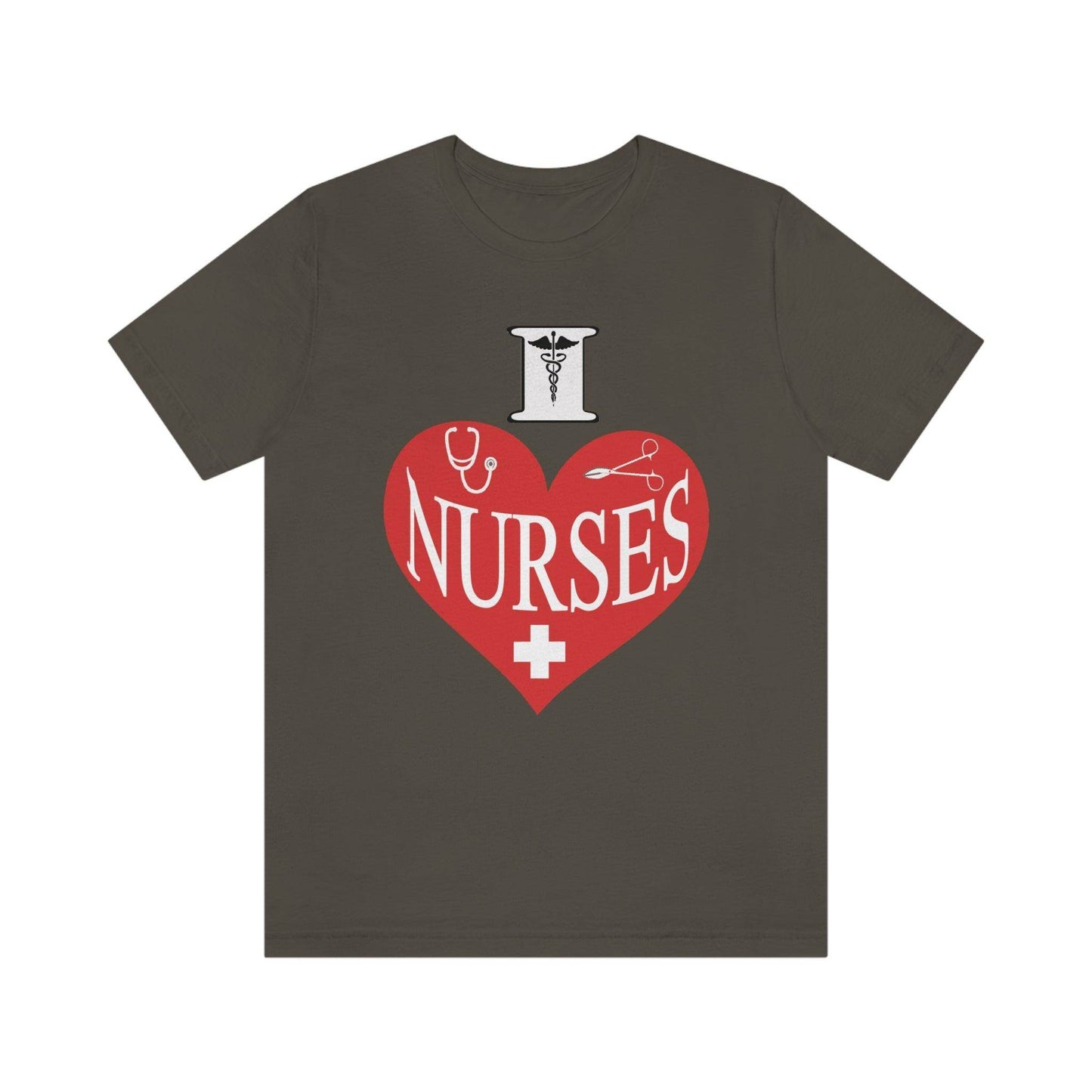 I love Nurses Tee - Giftsmojo