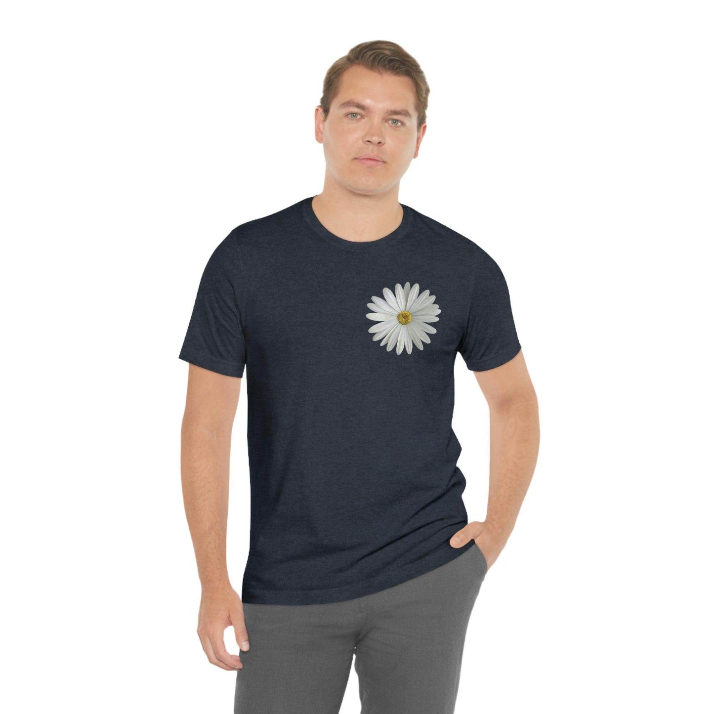 Daisy Shirt Floral Shirt Gift, Boho Shirt, Birth Month Flower, Gift For Mom, Daisy Women Shirt Flower Tee Summer Shirt, - Giftsmojo