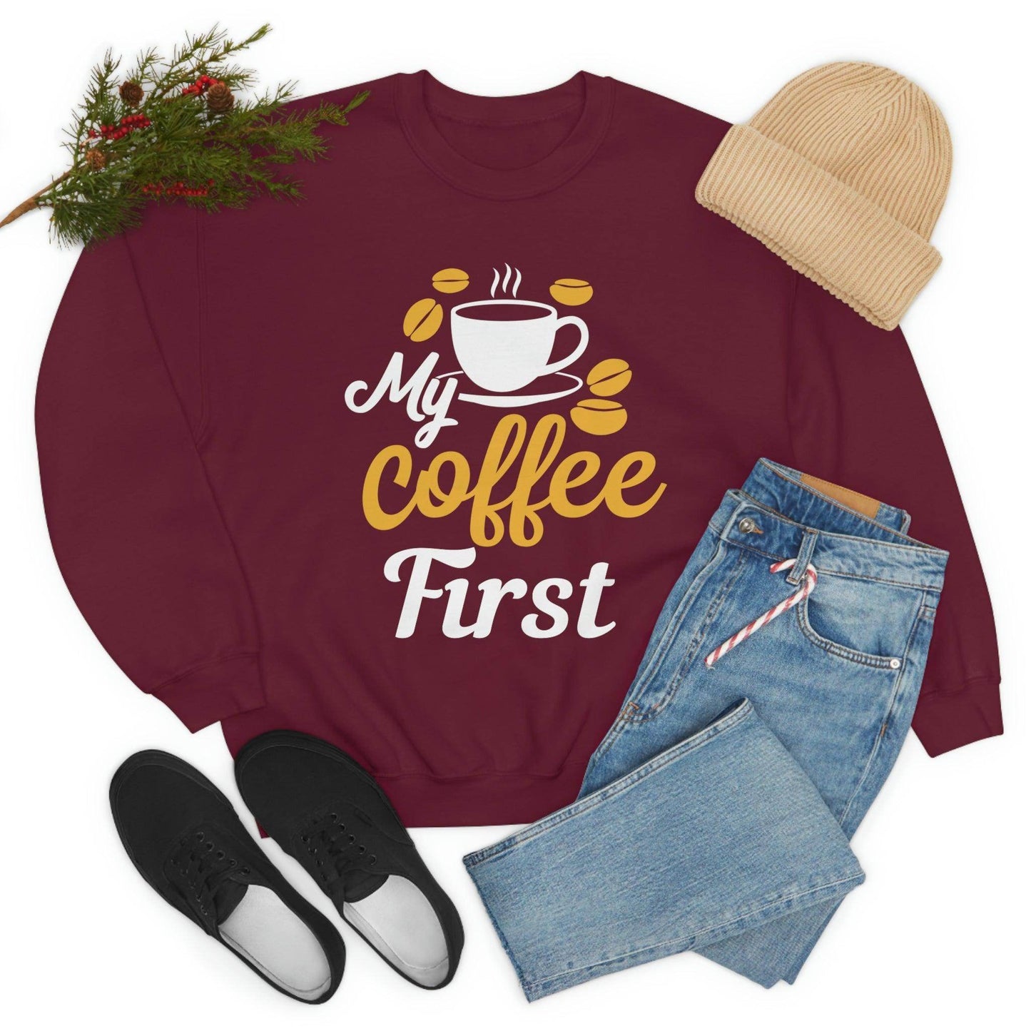 My Coffee First Sweatshirt - Giftsmojo