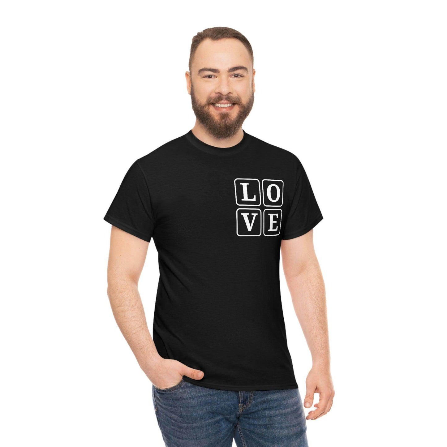 Love Square T-Shirt, - Giftsmojo