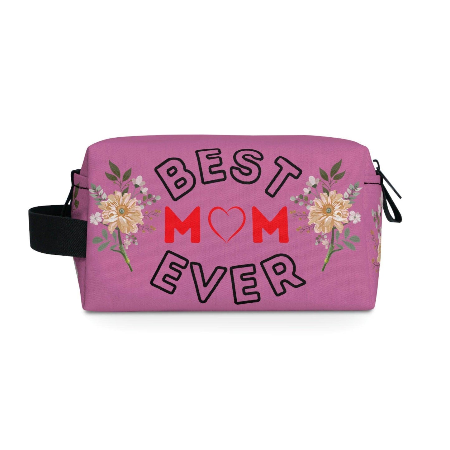 Travel Cosmetic Bag | Travel bag | Toiletry Bag Women | Best Mom Ever Makeup Bag | Cute makeup bag | Makeup pouch | Aesthetic makeup bag - Giftsmojo