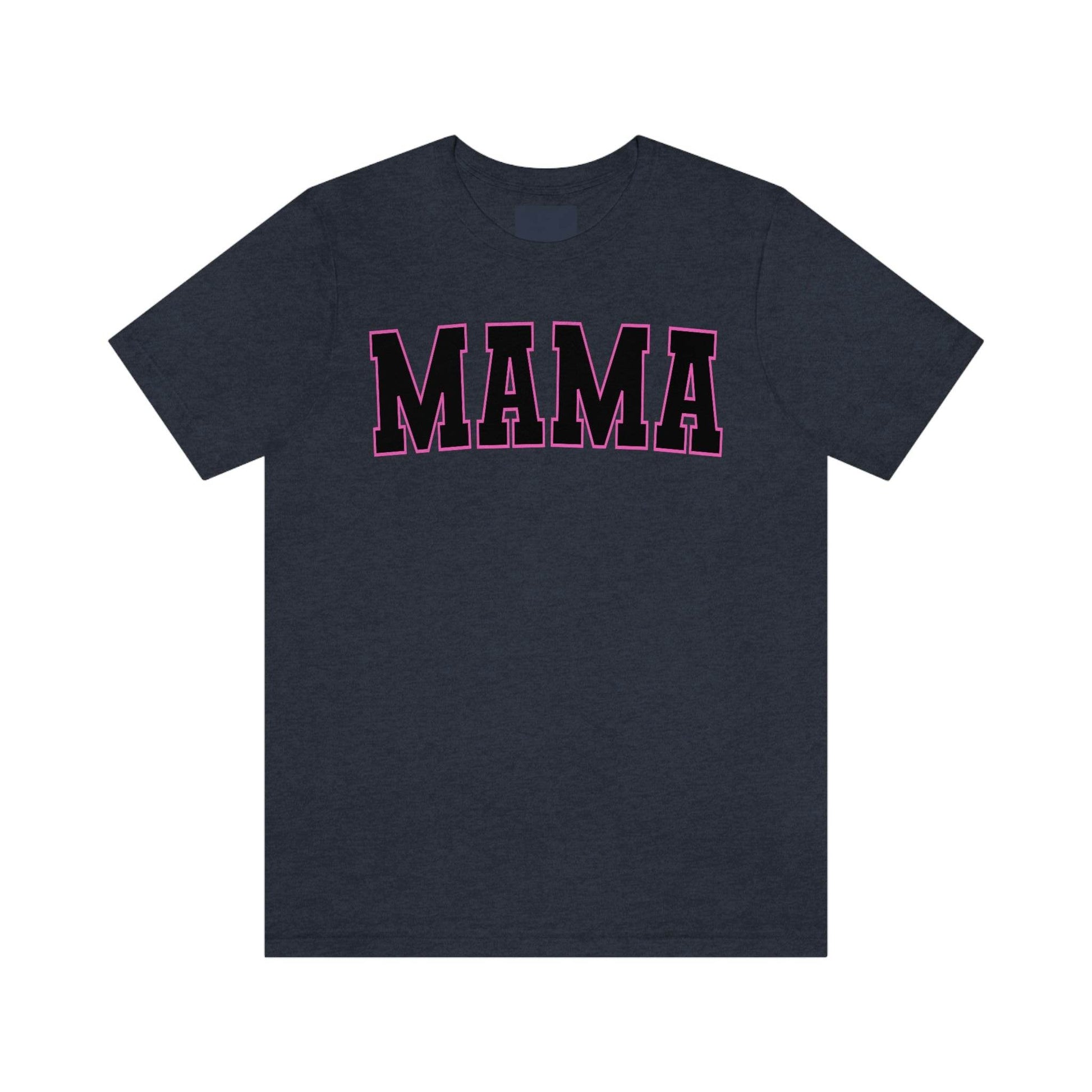 Cute Mama shirt mom shirt gift for her - mothers day shirt mothers day gift mom life shirt - retro mama shirt boy mama shirt mama t-shirt - Giftsmojo