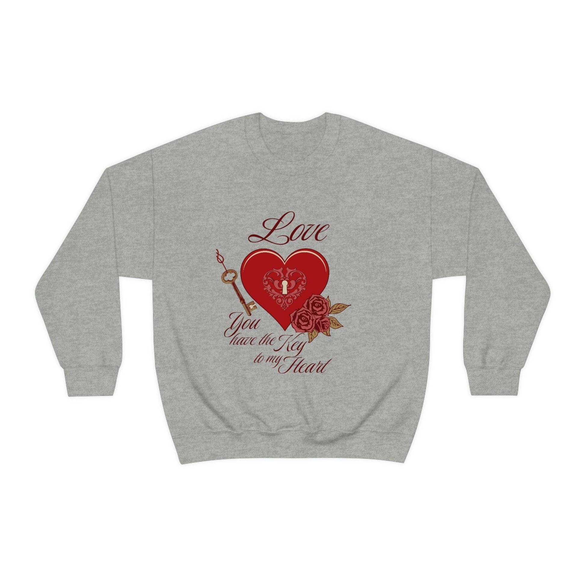 Love you have the key to my heart Sweatshirt - Giftsmojo