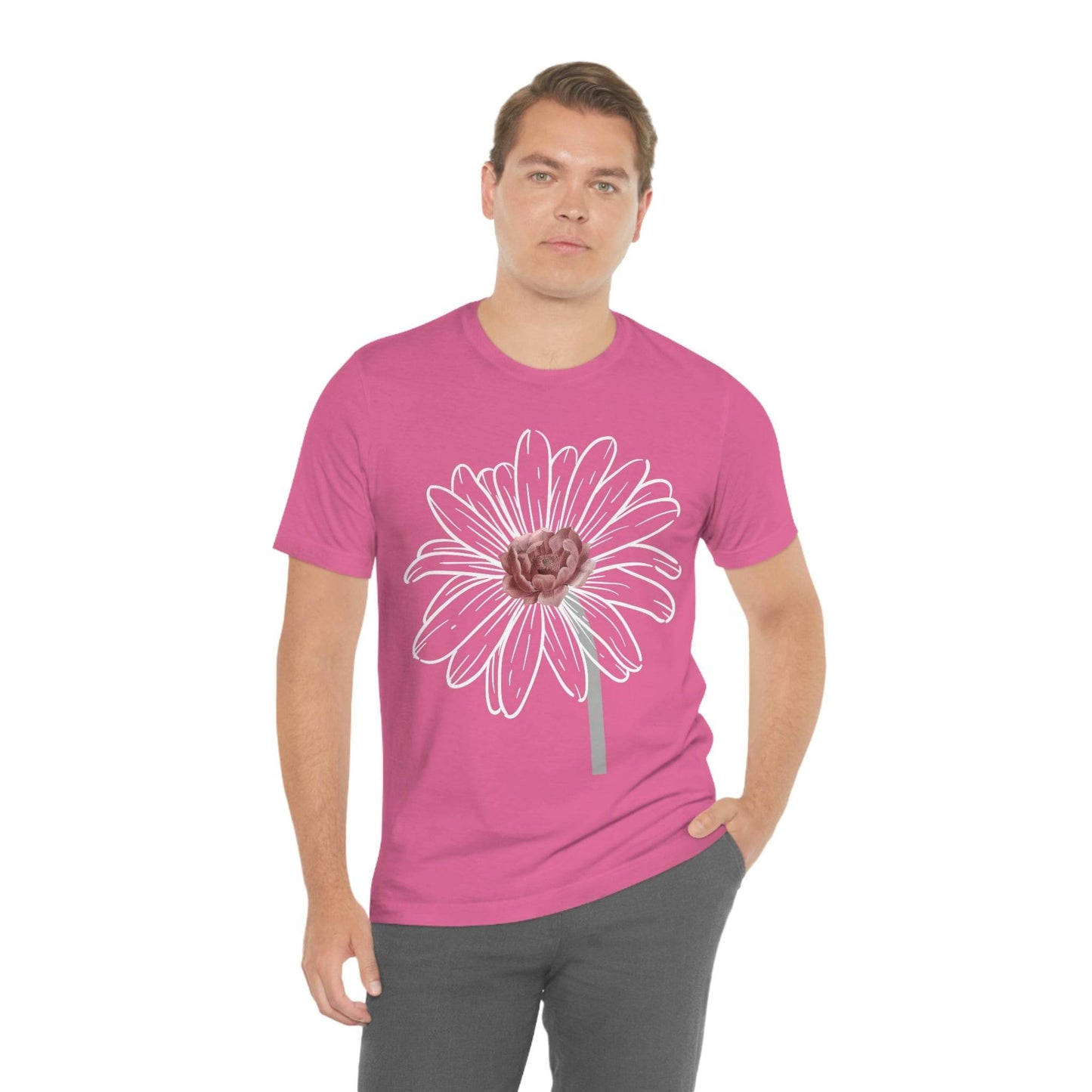 Flower Tshirt, Vintage Flower Shirt, Vintage Botanical Shirt, Vintage T-shirt, Graphic Tshirt, Botanical Print, Wildflower shirt, floral Tee - Giftsmojo
