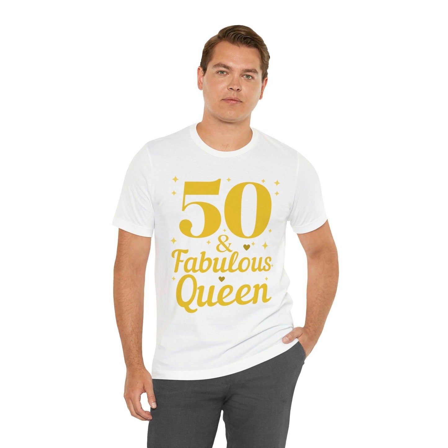 50 and Fabulous Queen shirt, Funny 50th birthday shirt - Giftsmojo