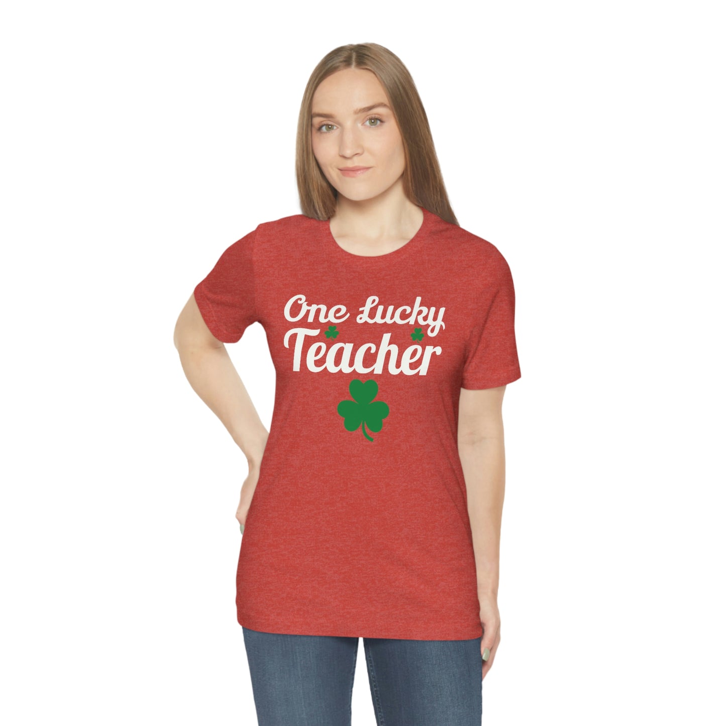 Feeling Lucky Shirt One Lucky Teacher Shirt St Patrick's Day shirt - Funny St Paddy's day Funny Shirt Shamrock shirt shenanigans shirt