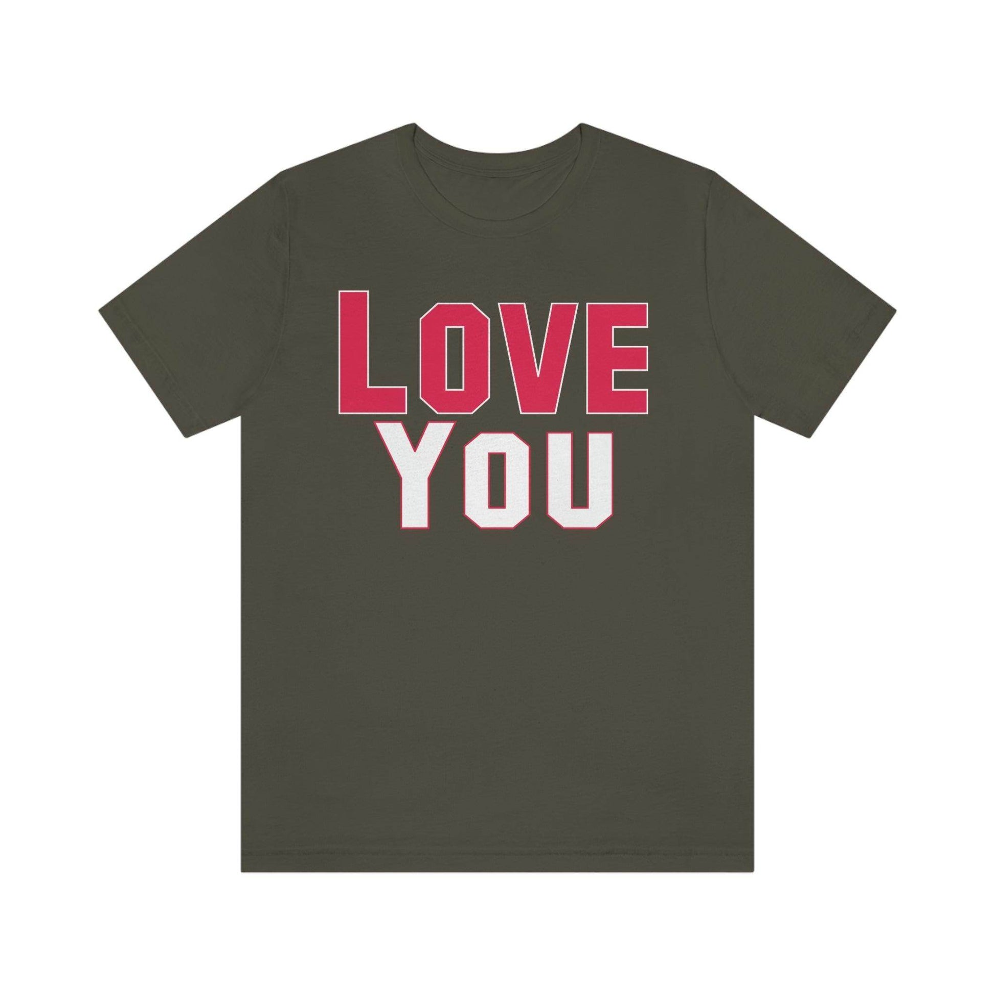 Love you T-shirt - Giftsmojo