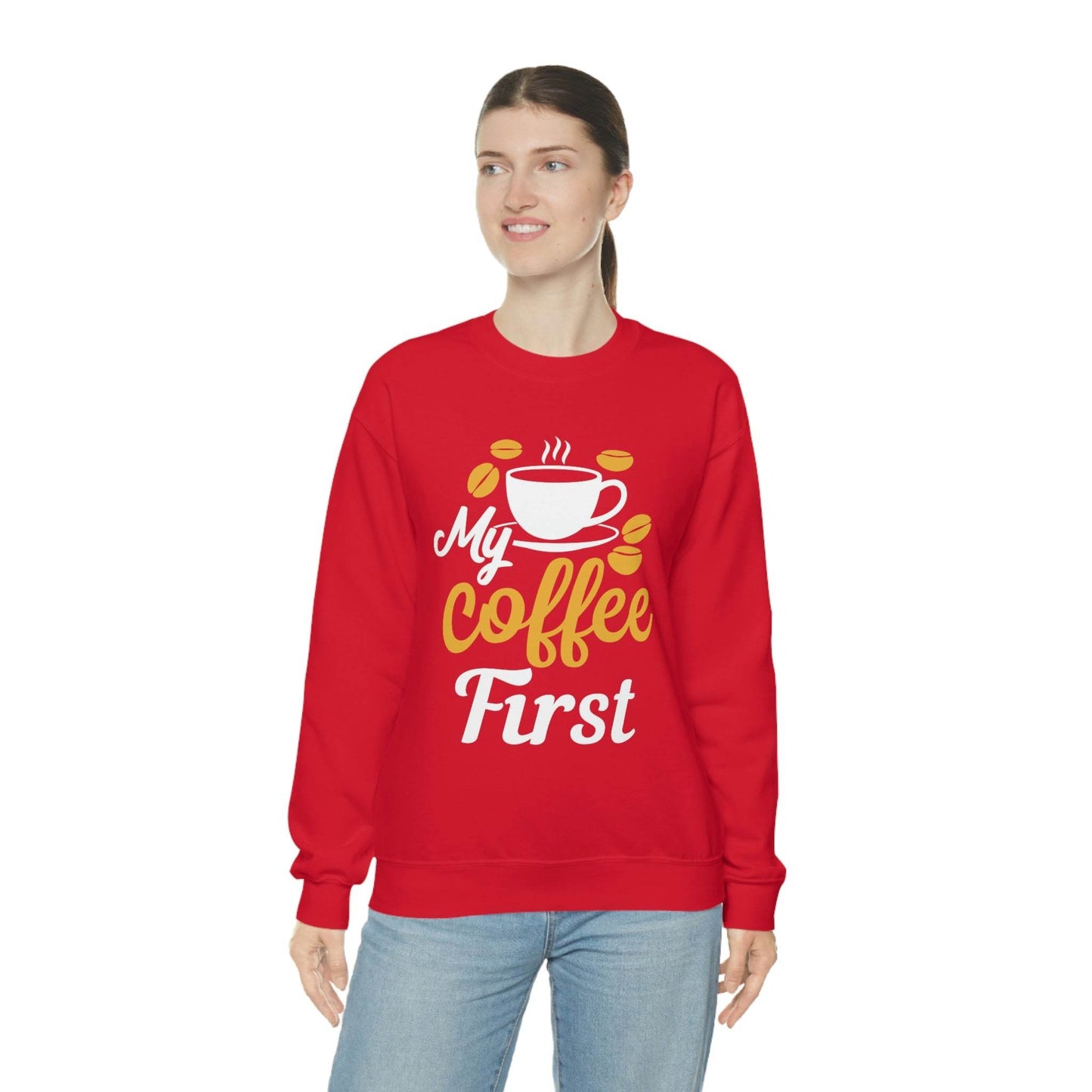 My Coffee First Sweatshirt - Giftsmojo