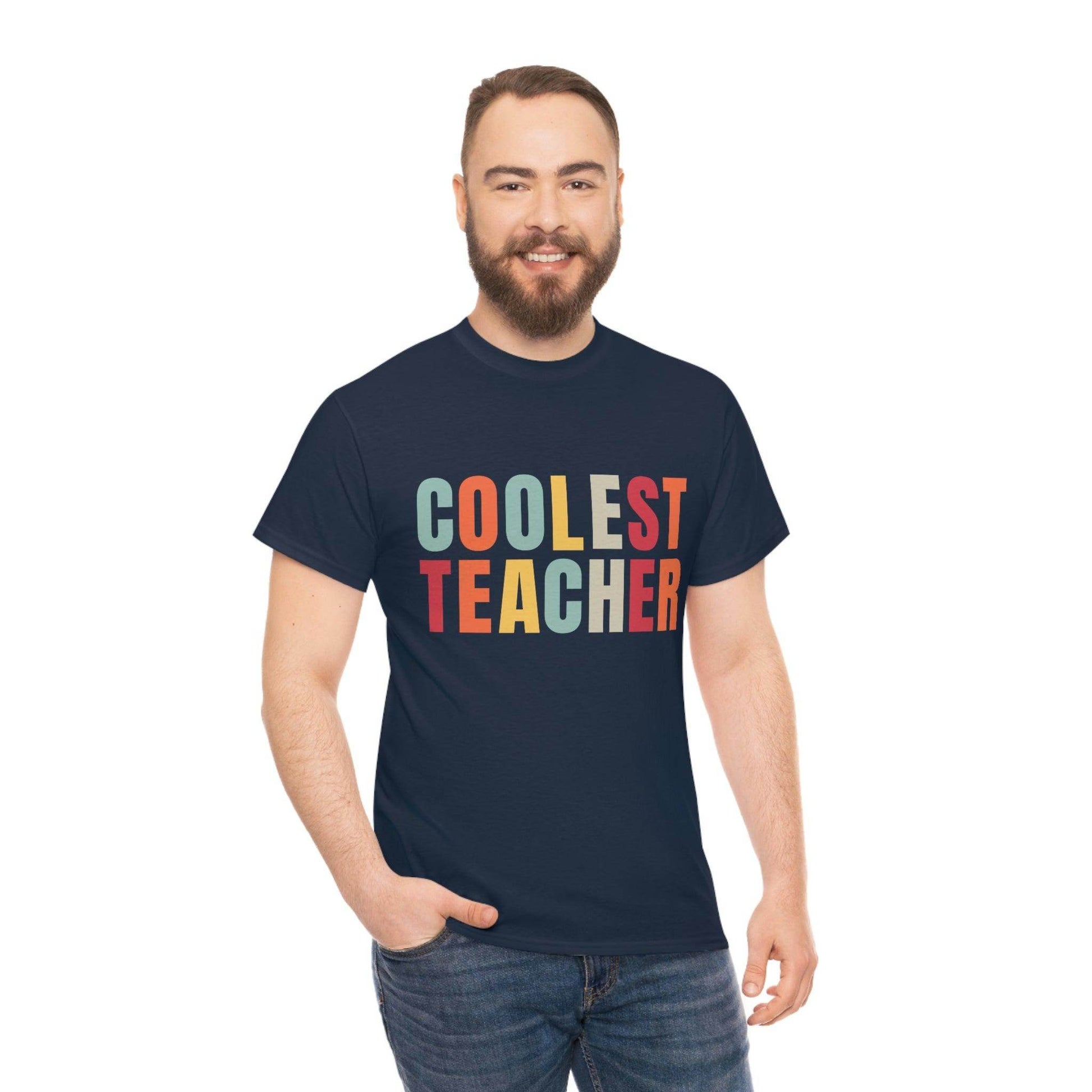 Teacher appreciation gift - Coolest Teacher Shirt - Teacher shirt - Giftsmojo